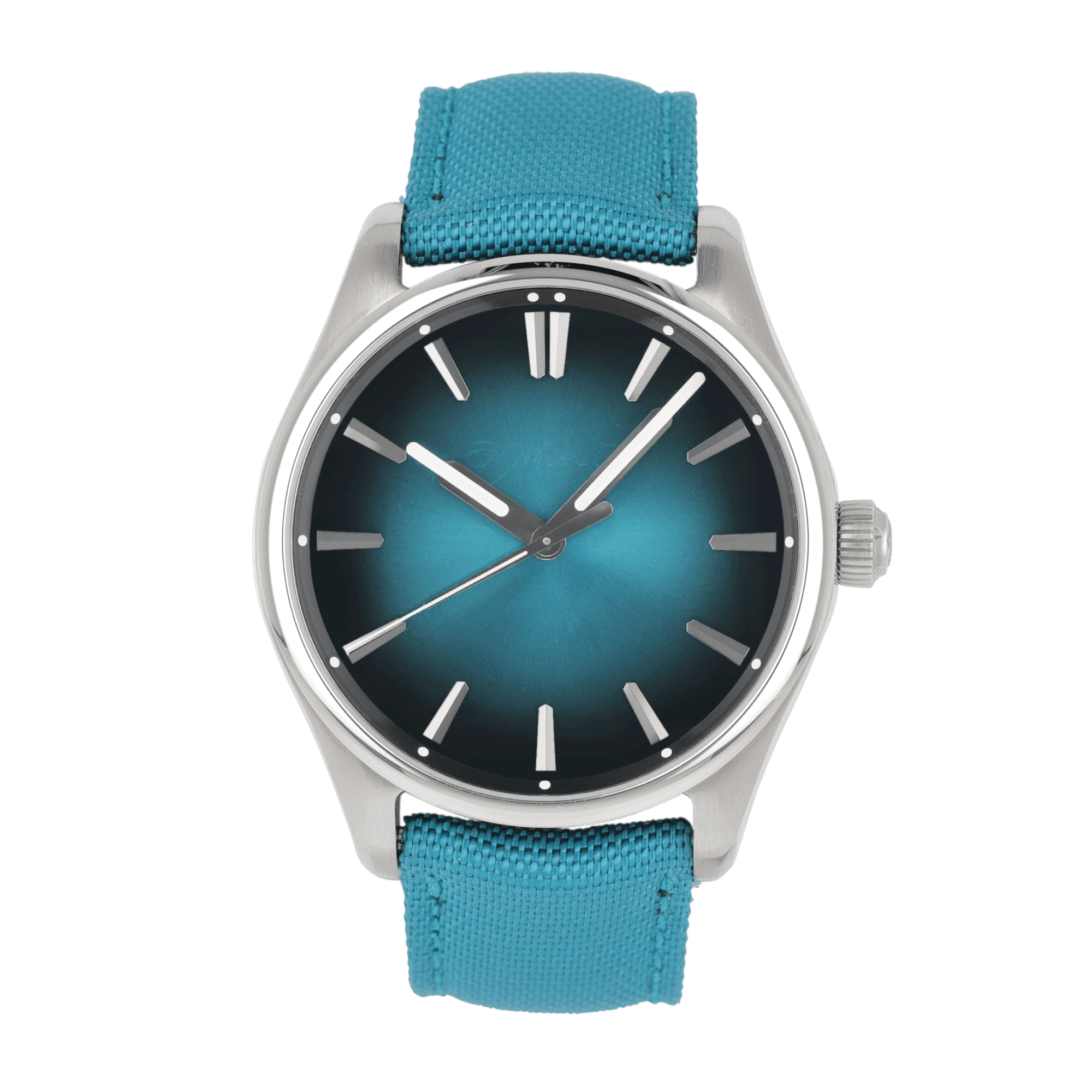 Image of Pioneer Centre Seconds Steel Blue Lagoon Fume Dial 43mm