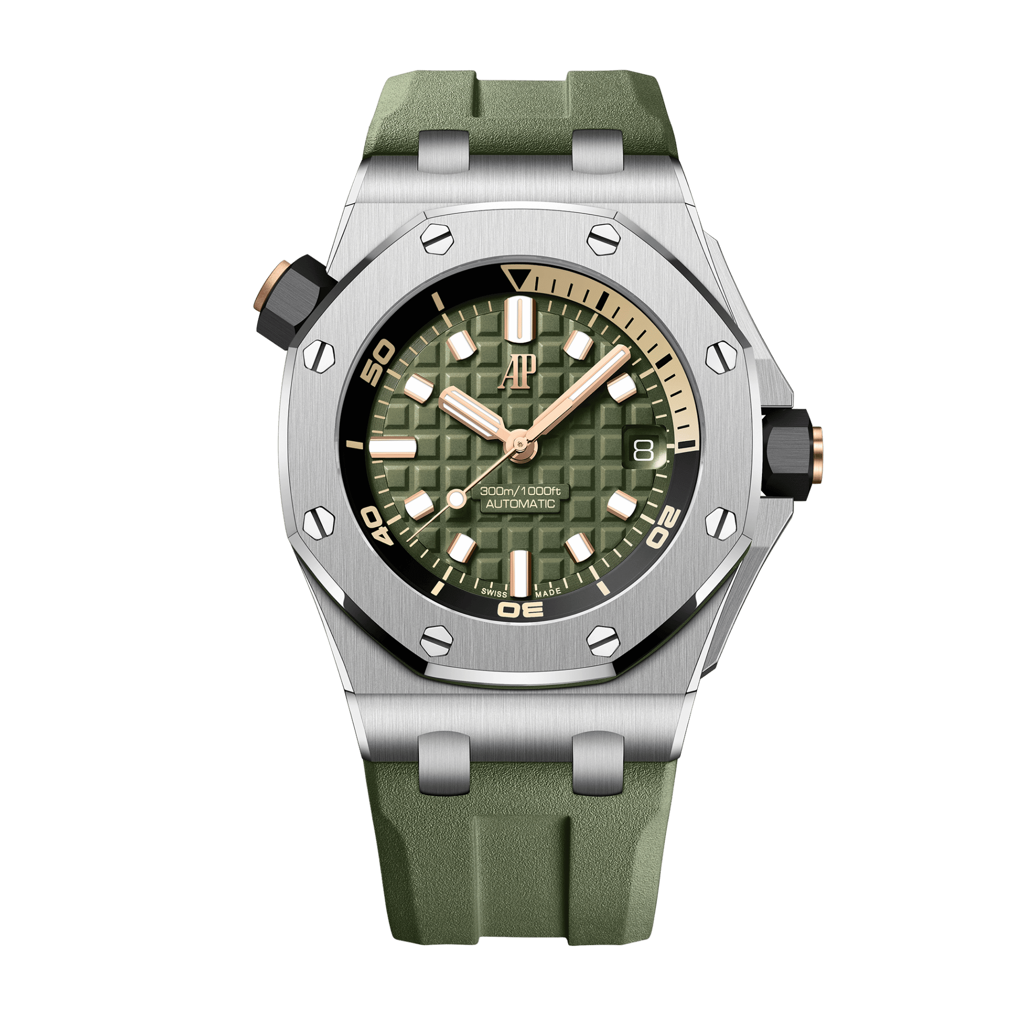 Image of Royal Oak Offshore Diver Steel Green Dial 42mm