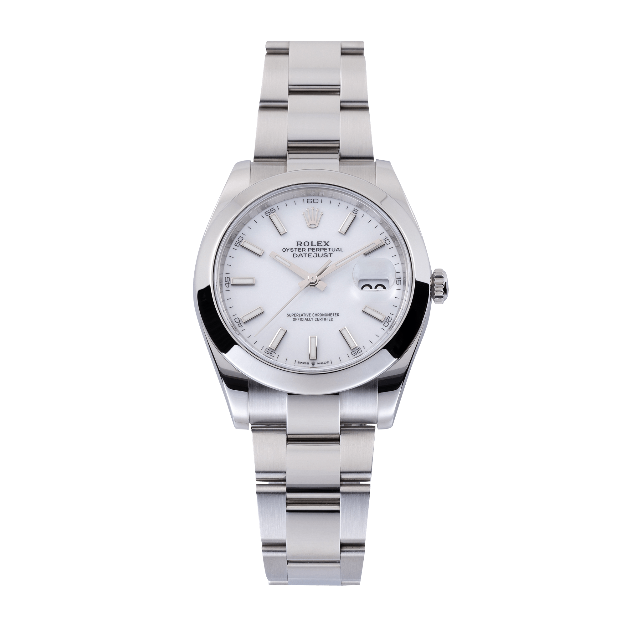 Image of Datejust Steel White Dial 41mm