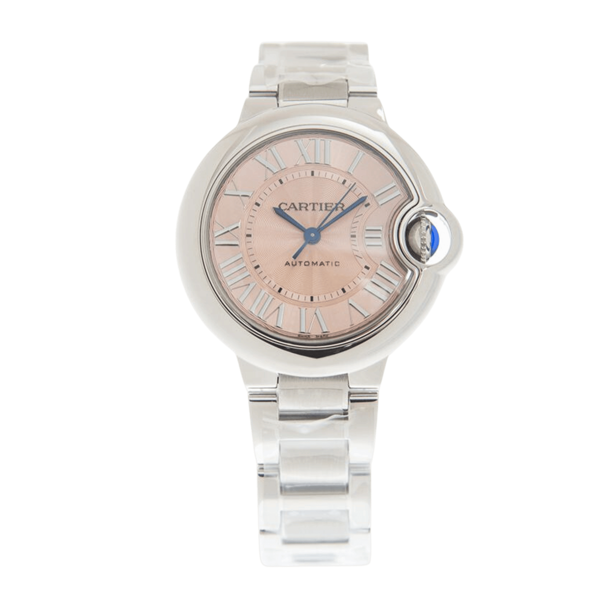 Image of Ballon Bleu de Cartier Steel Pink Dial 33mm