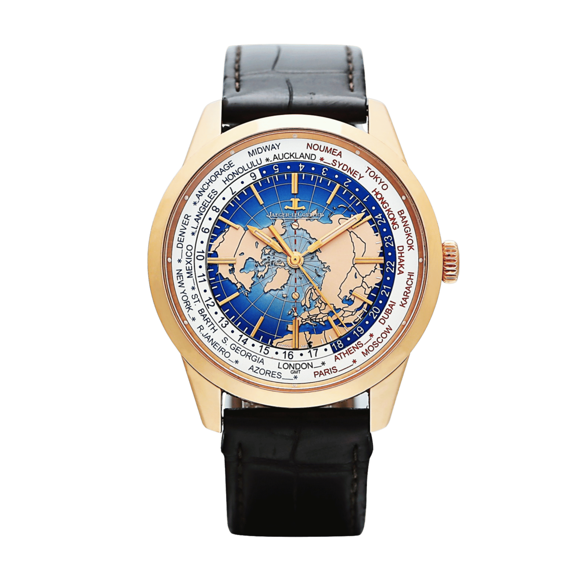 Image of Geophysic Rose Gold Blue Dial 41mm