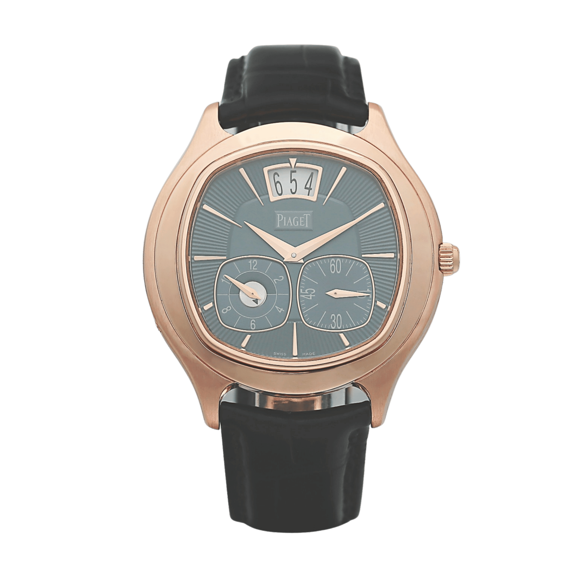 Image of Emperador Rose Gold BLue Dial 42mm
