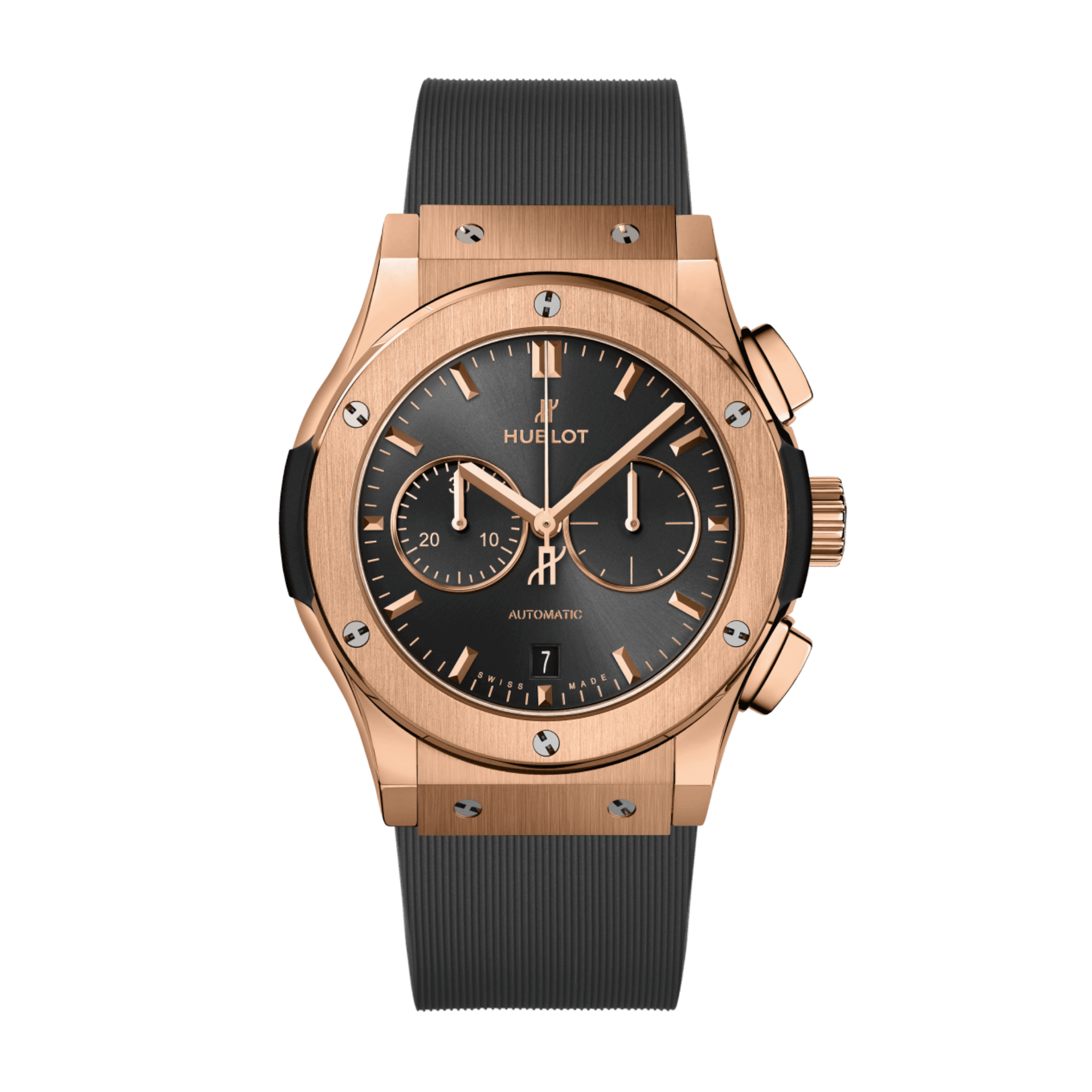 Image of Classic Fusion Racing Chronograph Rose Gold Grey Dial 42mm