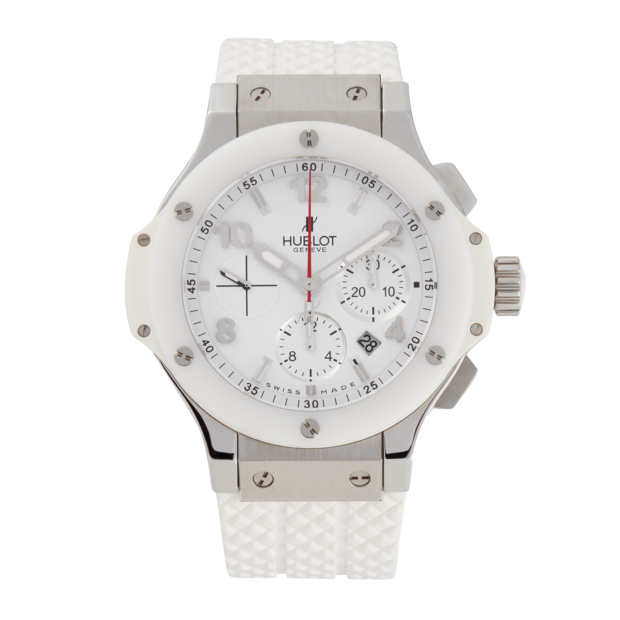 Image of Big Bang Chronograph "St. Moritz" Steel White Dial 44mm