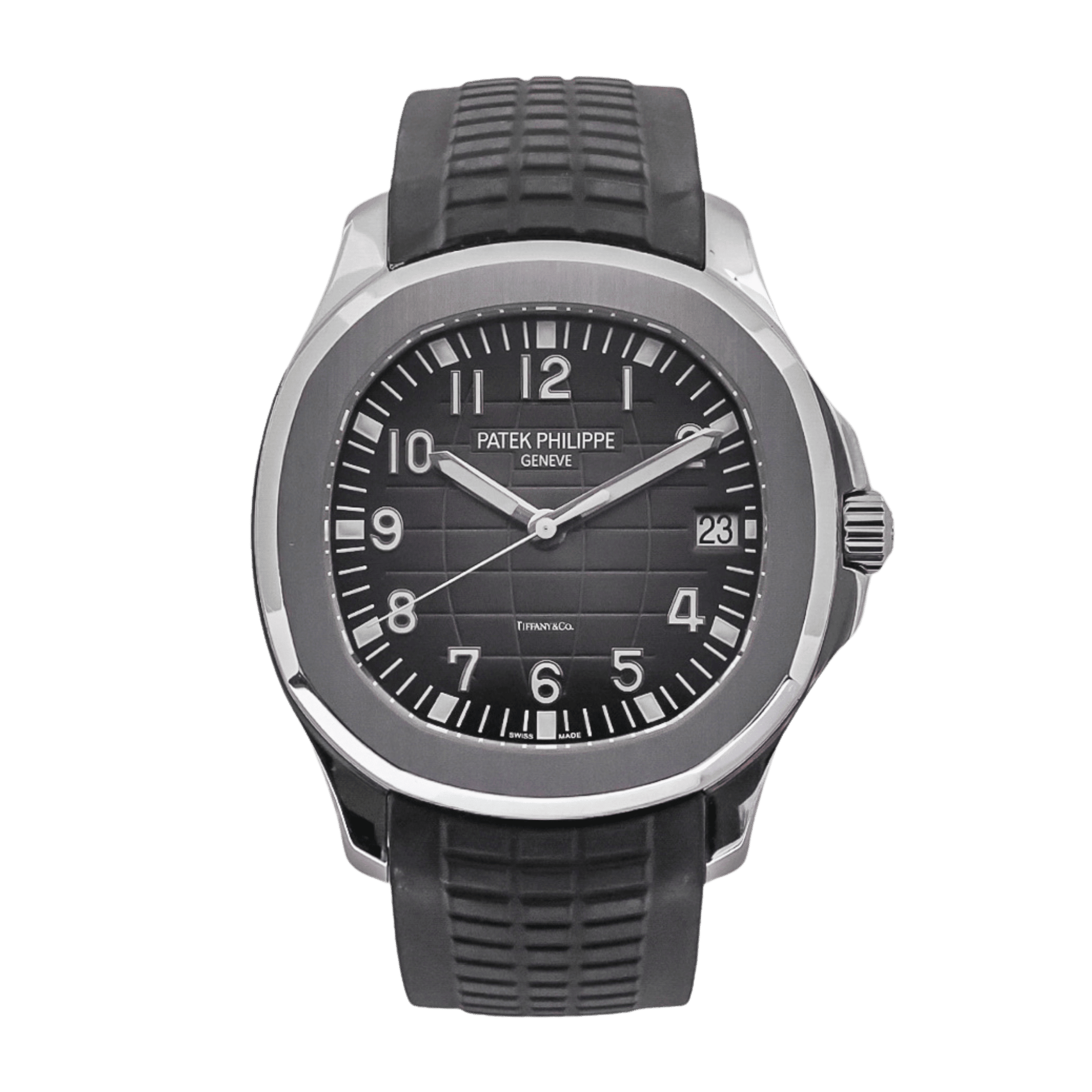 Image of Aquanaut "Tiffany & Co." Steel Black Dial 40mm 