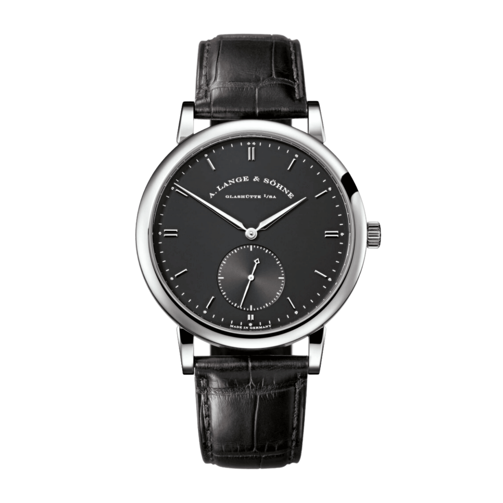 Image of Grand Saxonia White Gold Black Dial 40mm