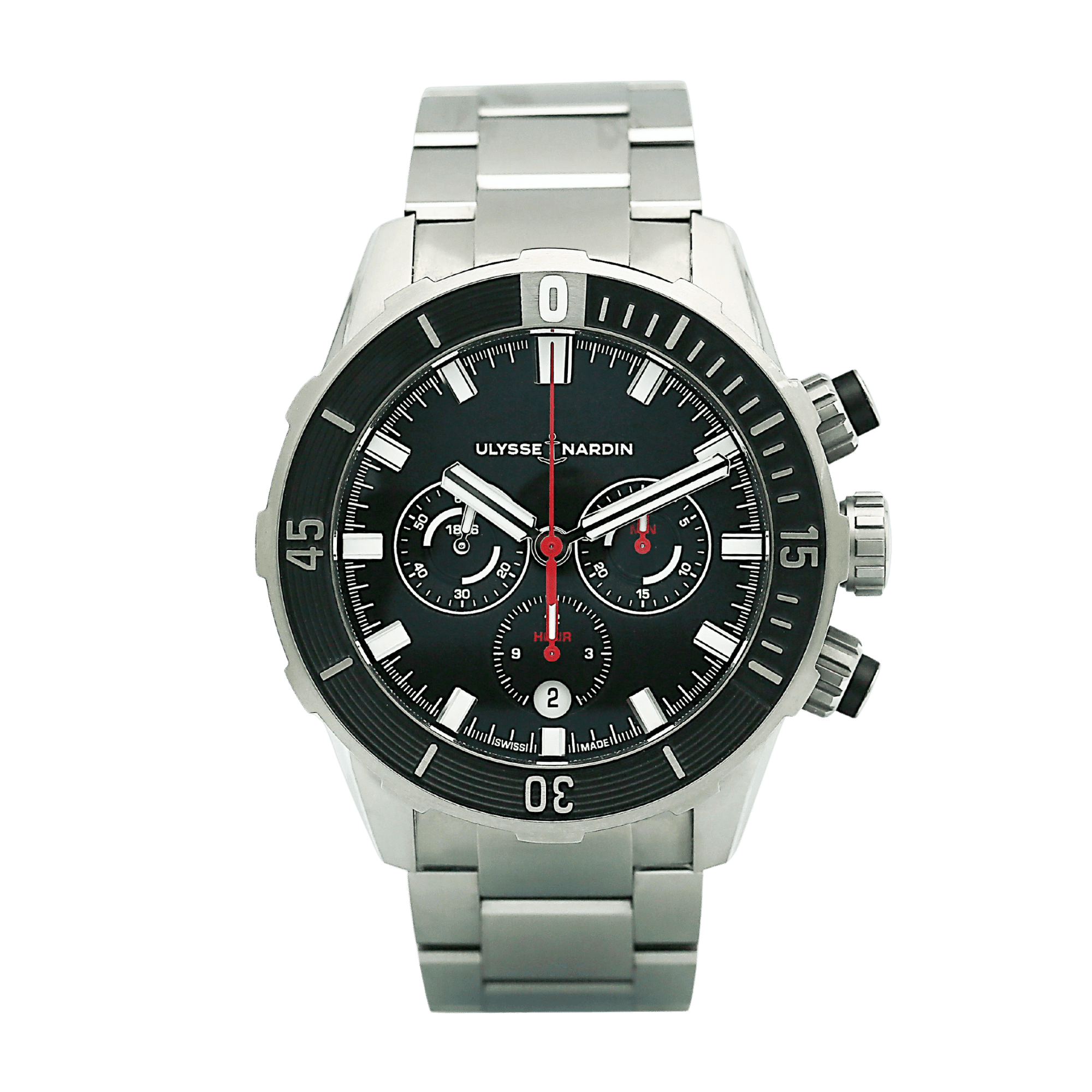 Image of Diver Chronograph Titanium Black Dial 44mm