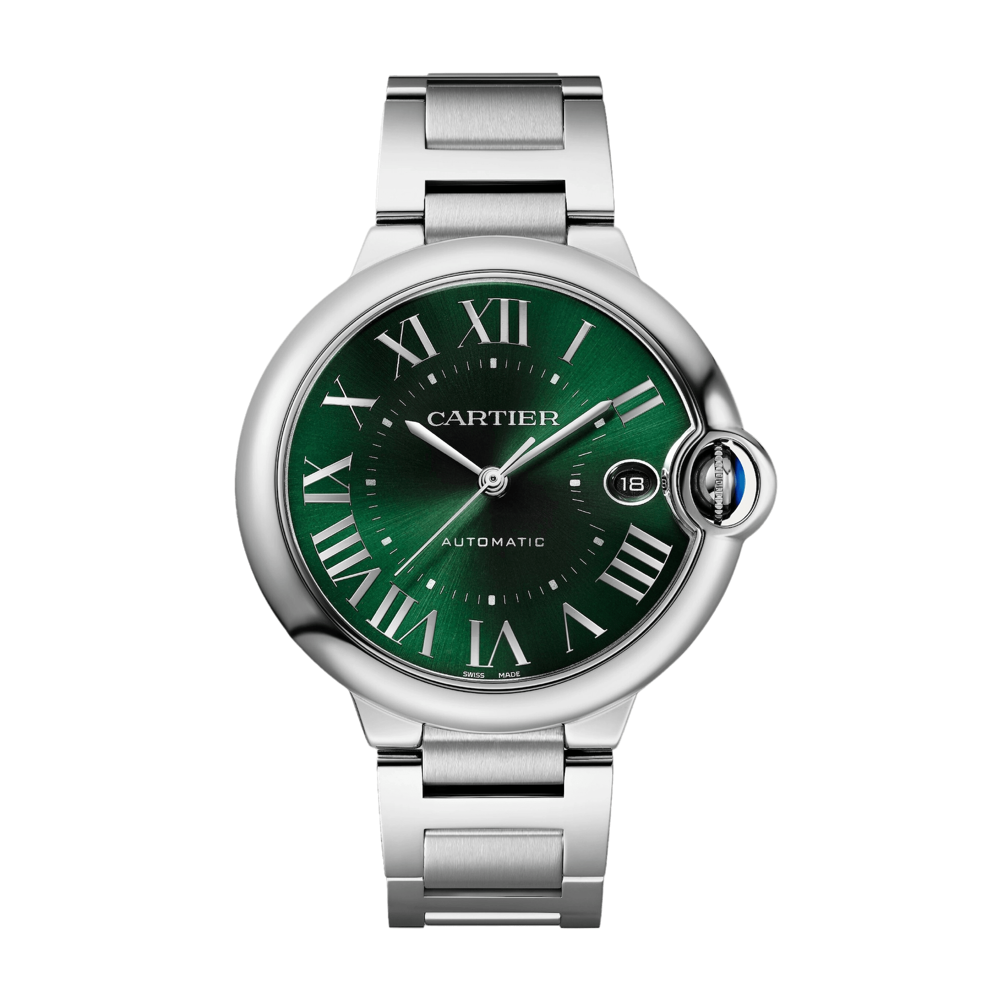 Image of Ballon Bleu de Cartier Steel Green Dial 40mm