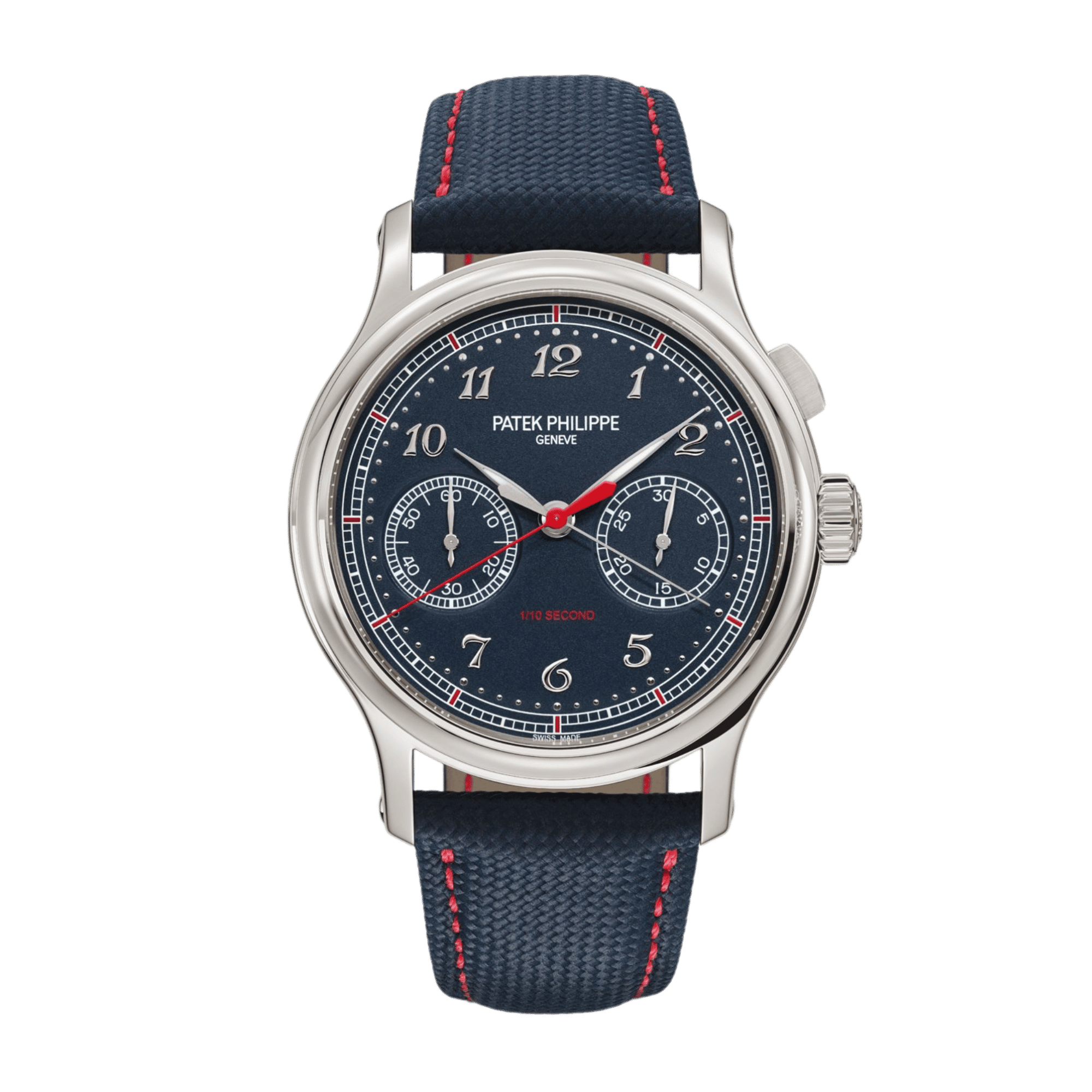 Image of Grand Complications Monopusher Chronograph Platinum Blue Dial 41mm