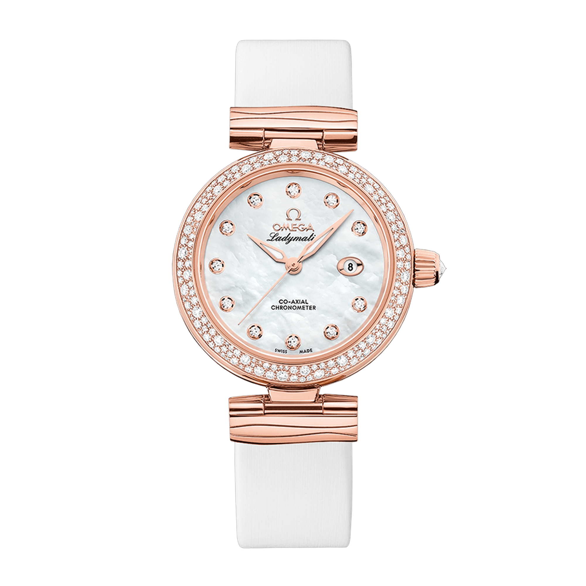 Image of LadyMatic Rose Gold Mother of Pearl Dial 34mm