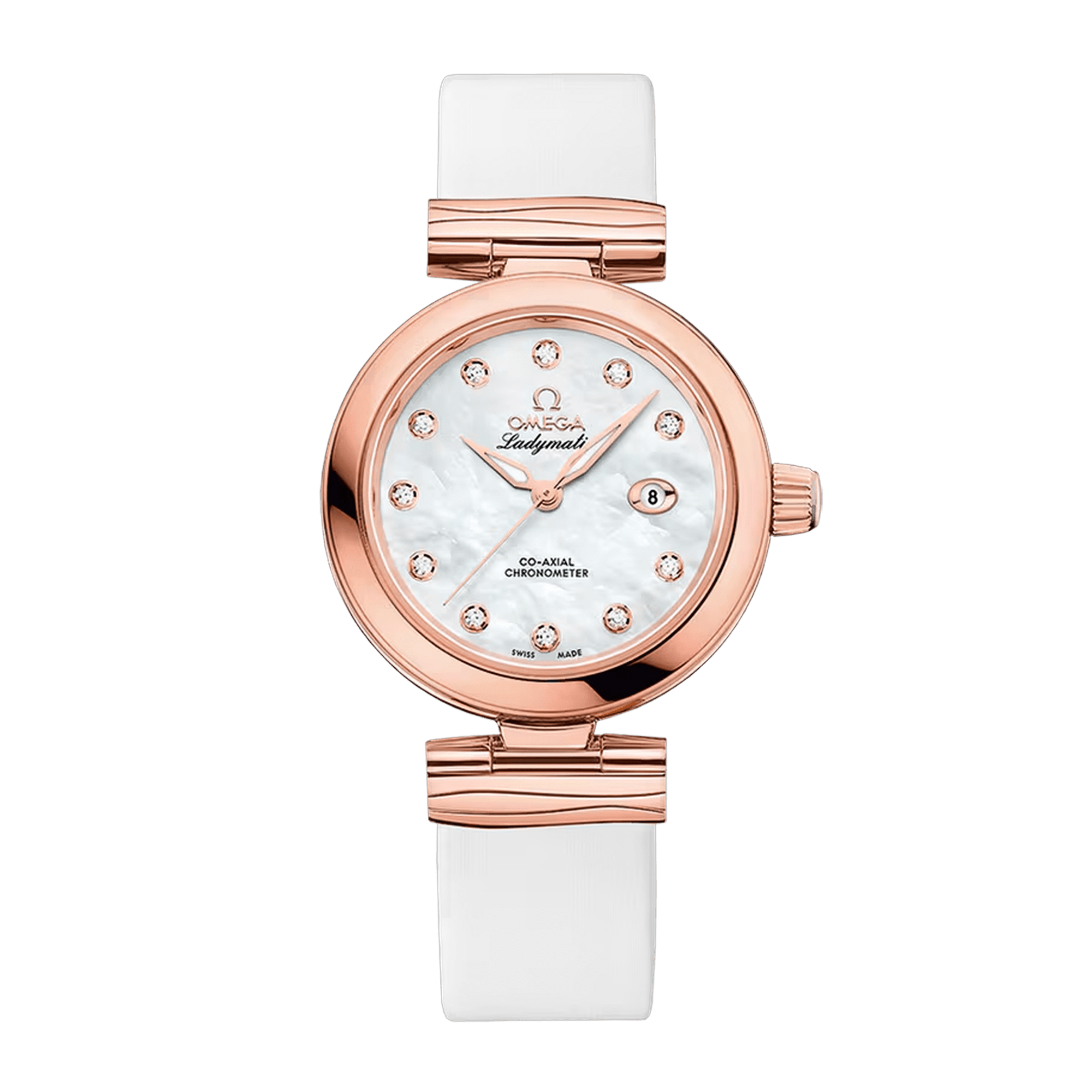 Image of LadyMatic Rose Gold Mother of Pearl Dial 34mm
