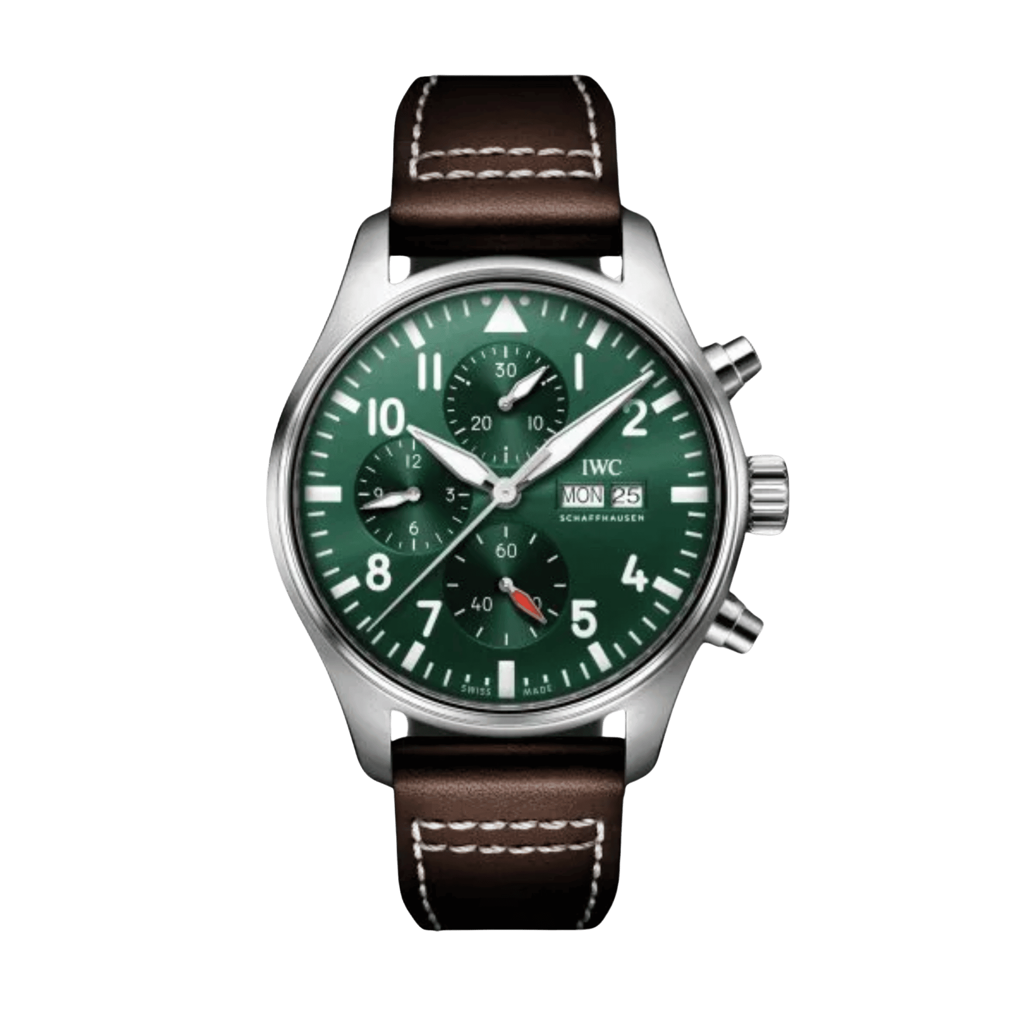 Image of Pilot's Watch Chronograph Steel Green Dial 43mm