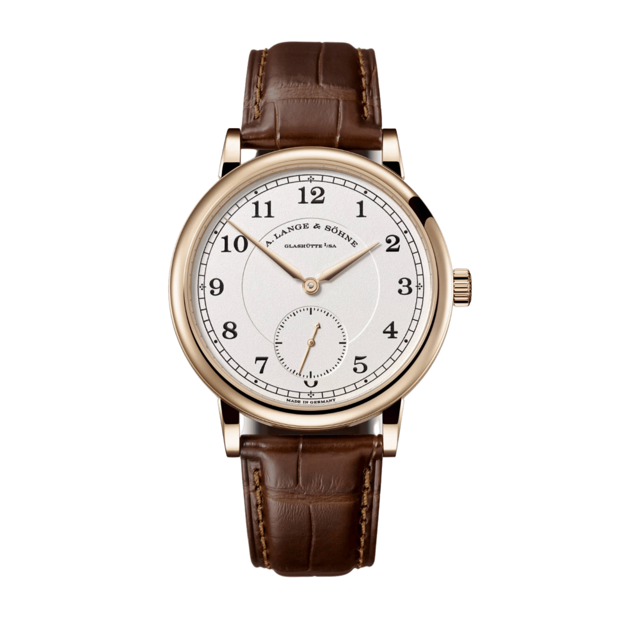 Image of 1815 200th Anniversary F. A. Lange Honey Gold White Dial 40mm
