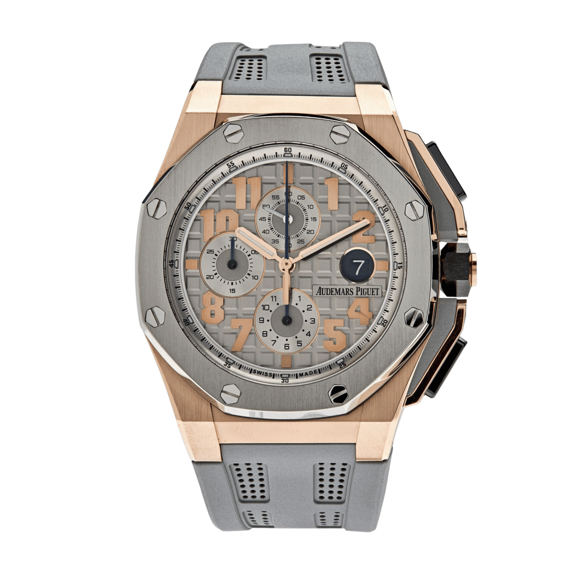 Image of Royal Oak Offshore "Lebron James" Rose Gold Grey Dial 44mm