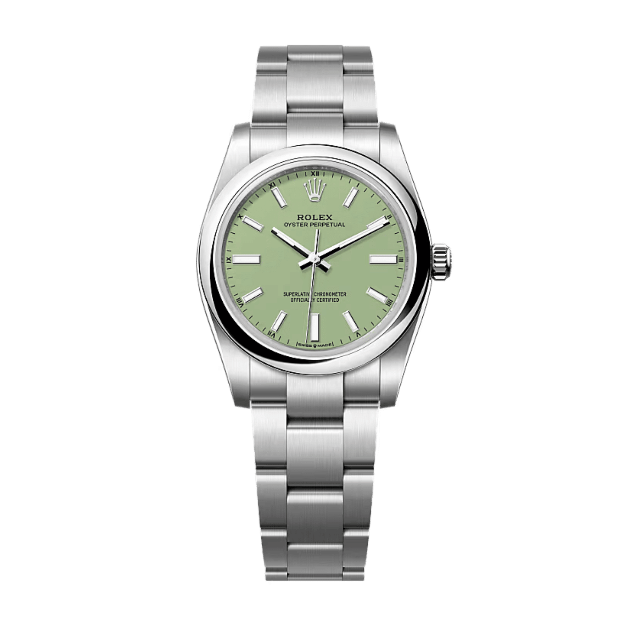 Image of Oyster Perpetual Steel Pistachio Dial 34mm