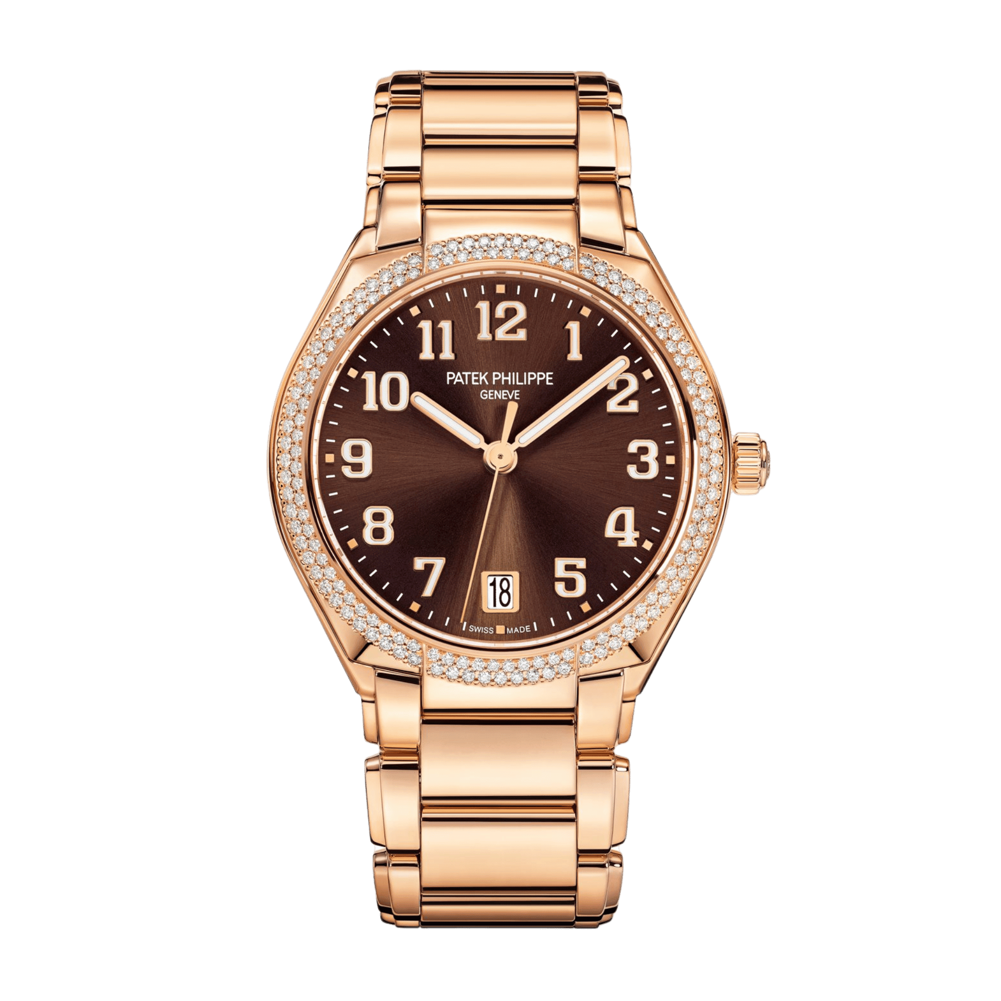 Image of Twenty~4 Rose Gold Diamond Brown Dial 36mm