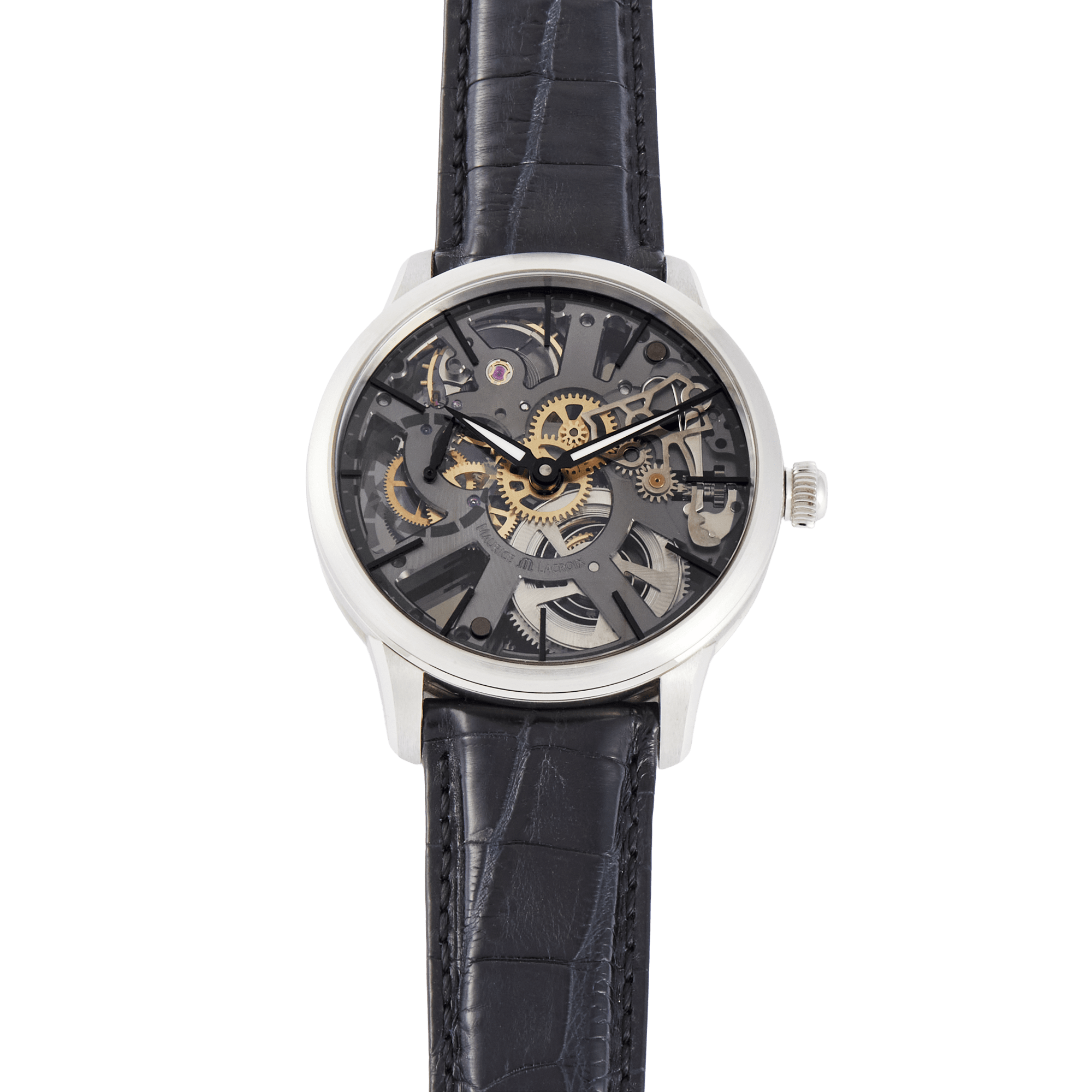 Image of Masterpiece Squelette Steel Skeleton Dial 43mm