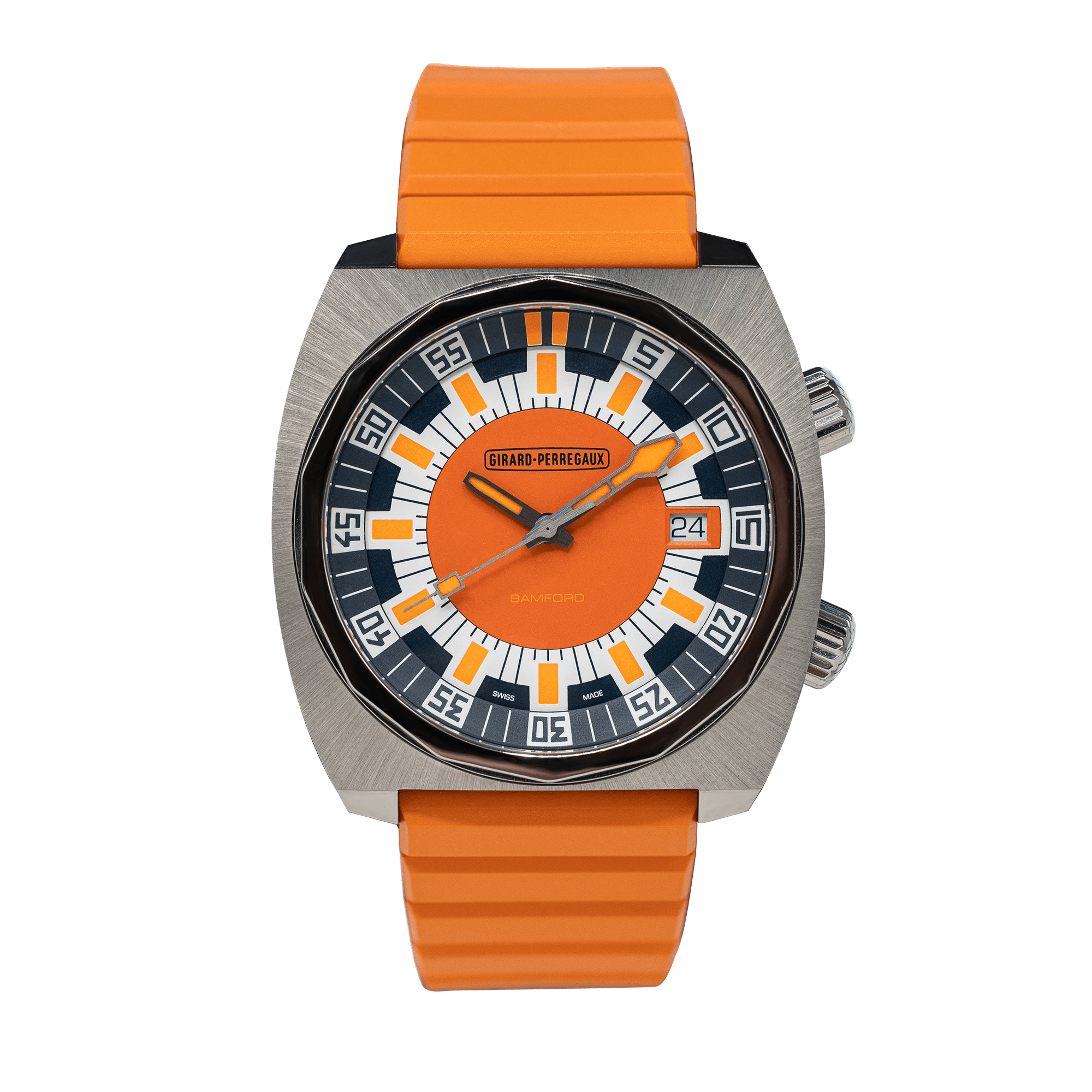 Image of Deep Diver Limited Edition Titanium Orange Dial 40mm