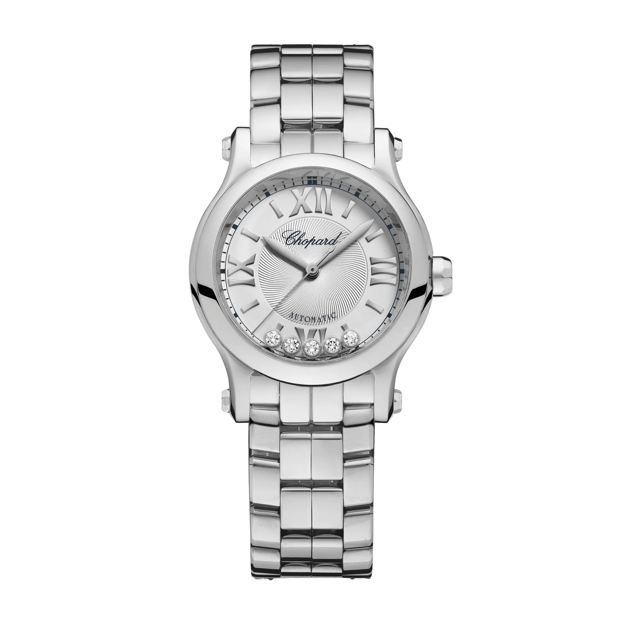 Image of Happy Sport Steel Silver Dial 30mm