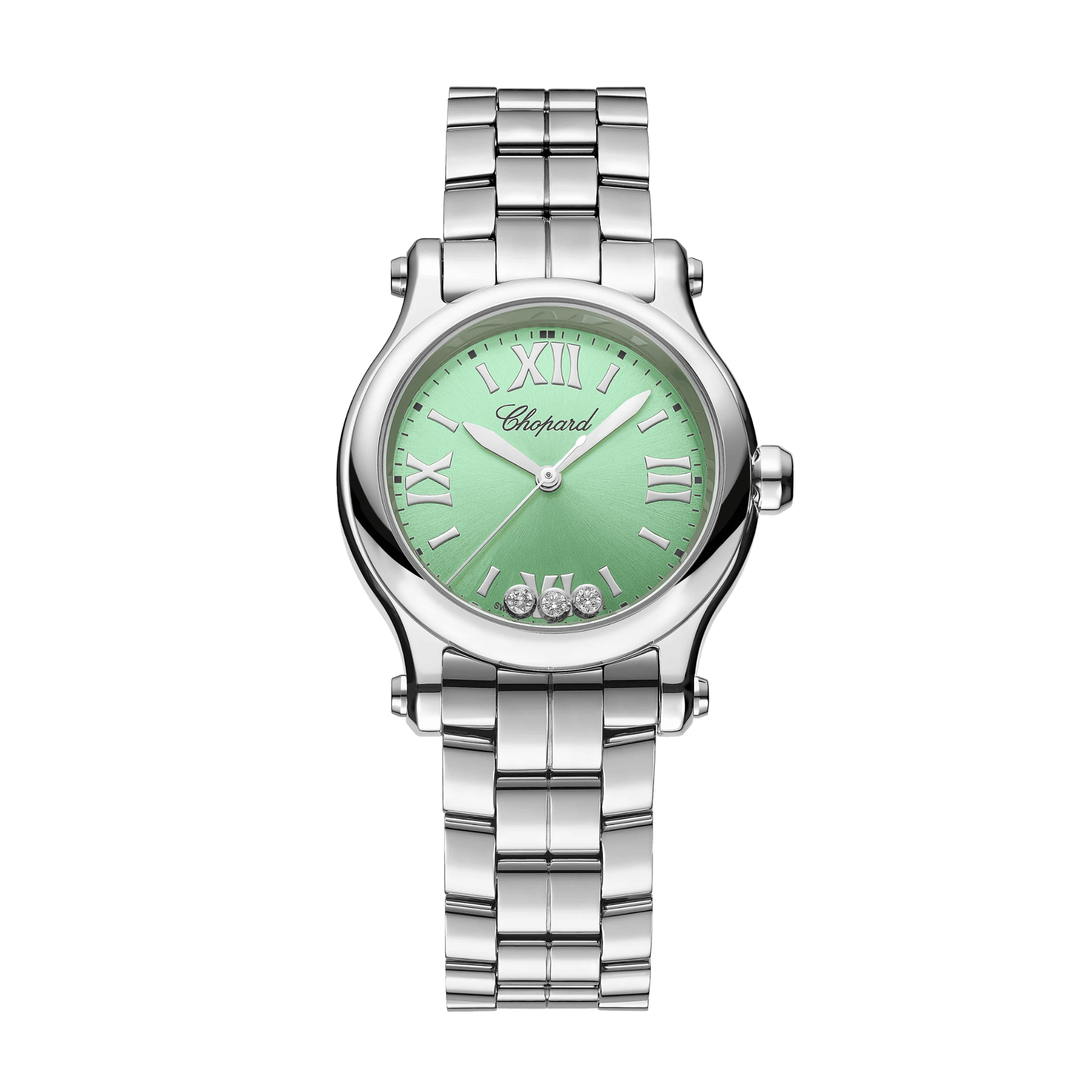 Image of Happy Sport Steel Green Dial 30mm