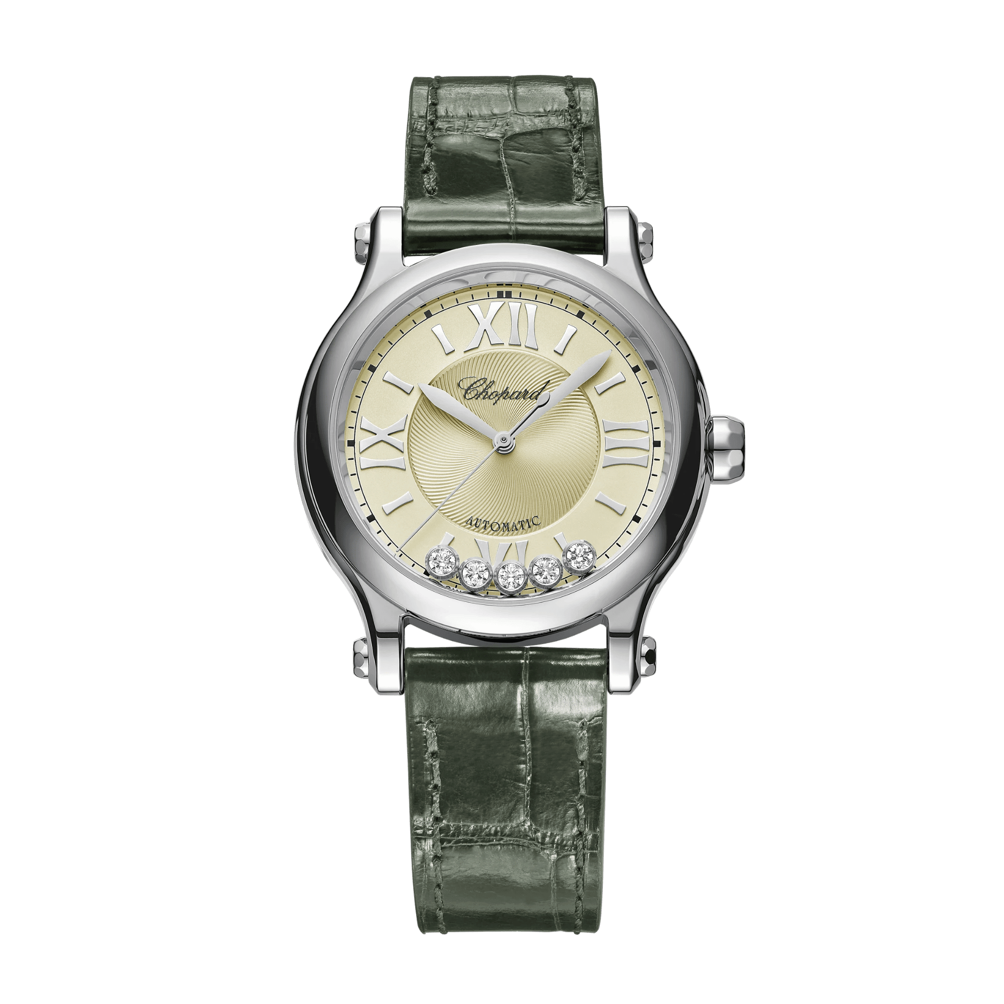 Image of Happy Sport Steel Ivory Dial 33mm