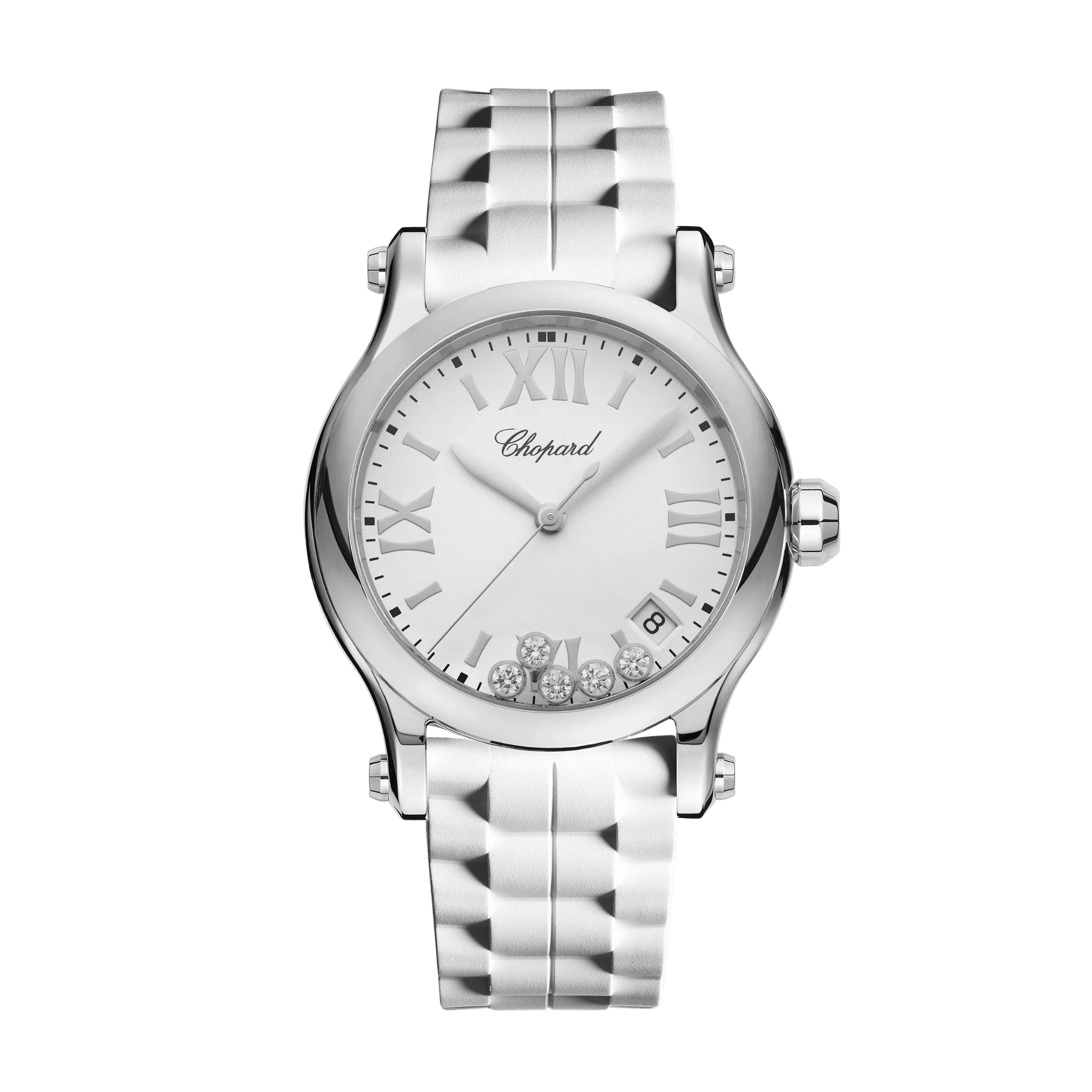 Image of Happy Sport Steel White Dial 36mm