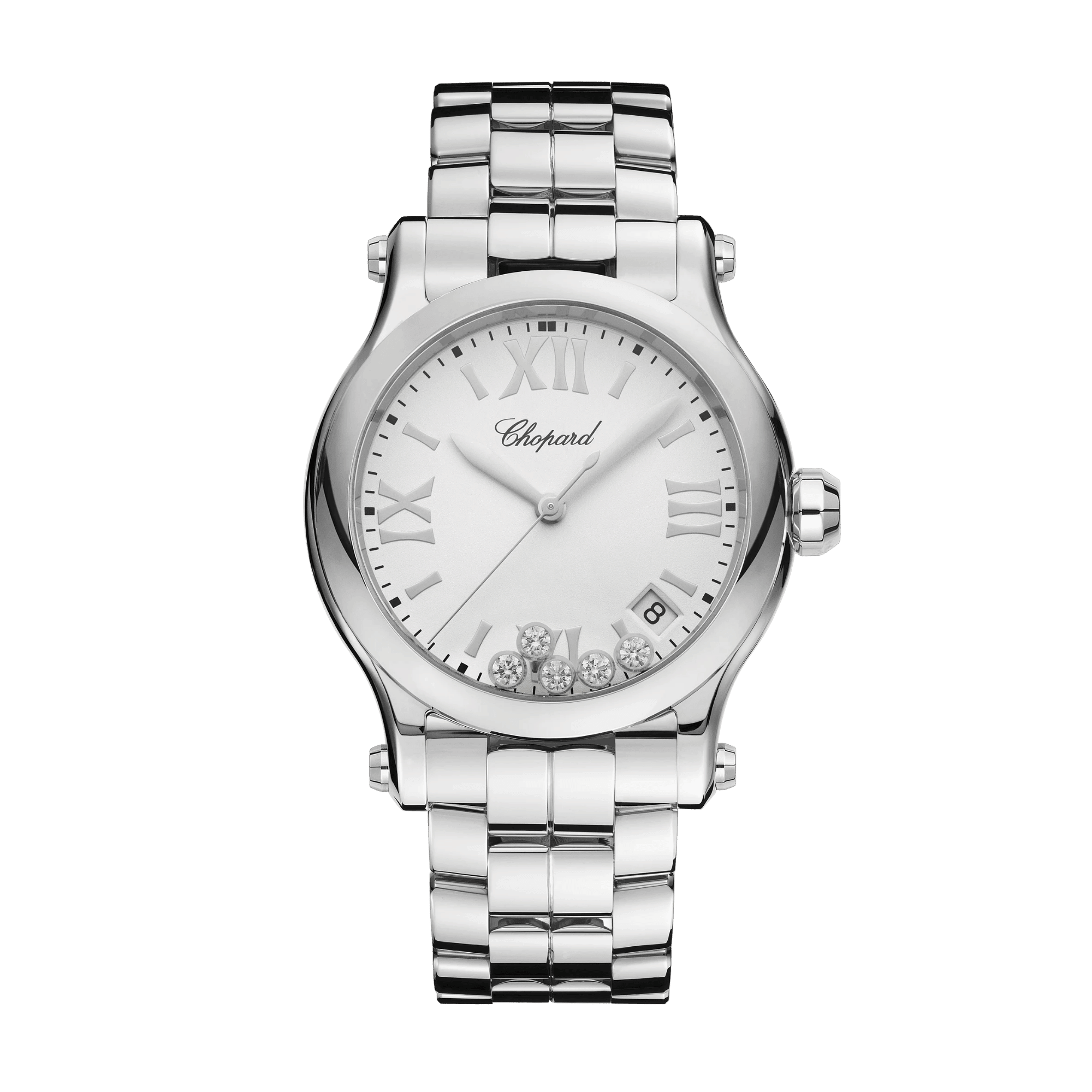 Image of Happy Sport Steel White Dial 36mm