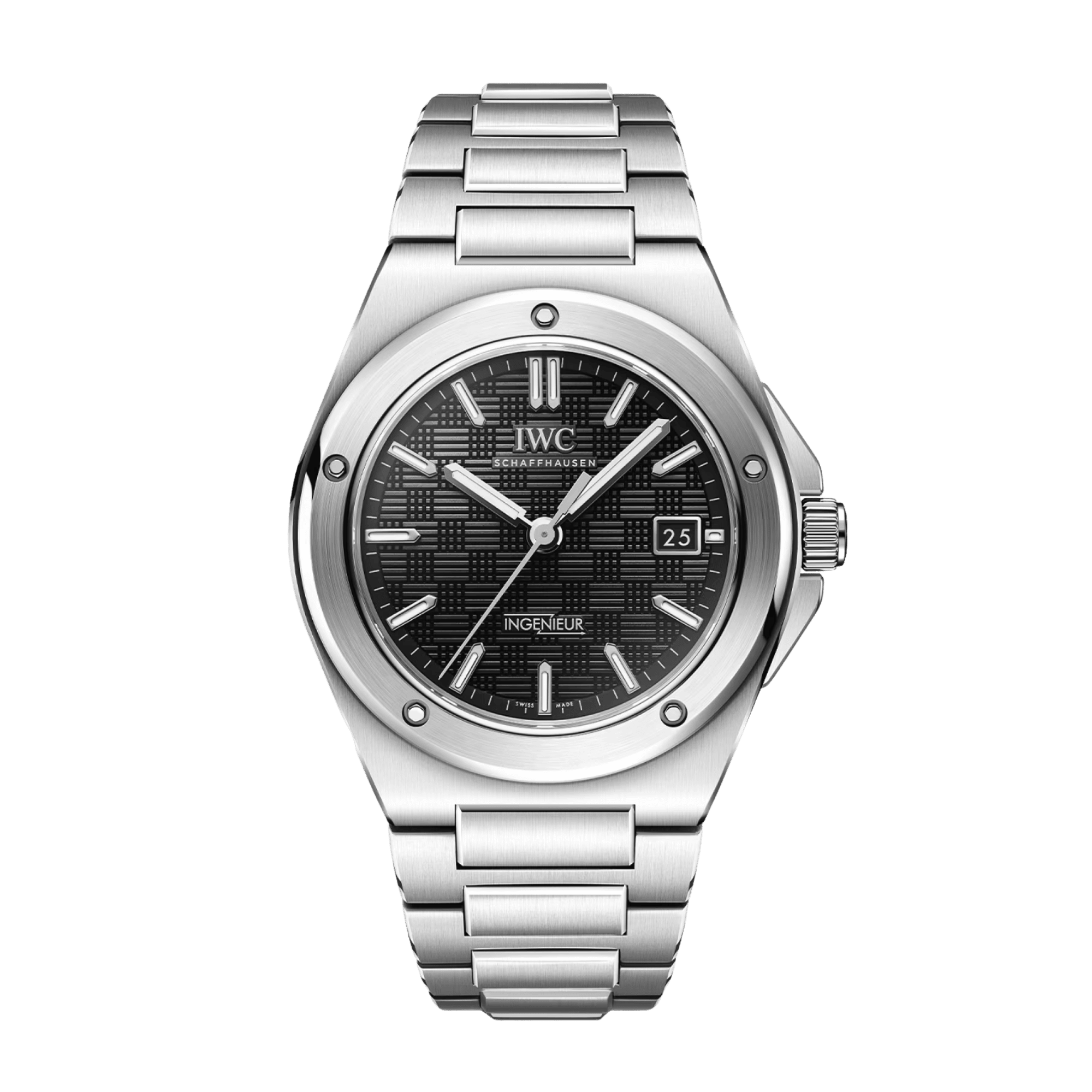 Image of Ingenieur Steel Black Dial 40mm