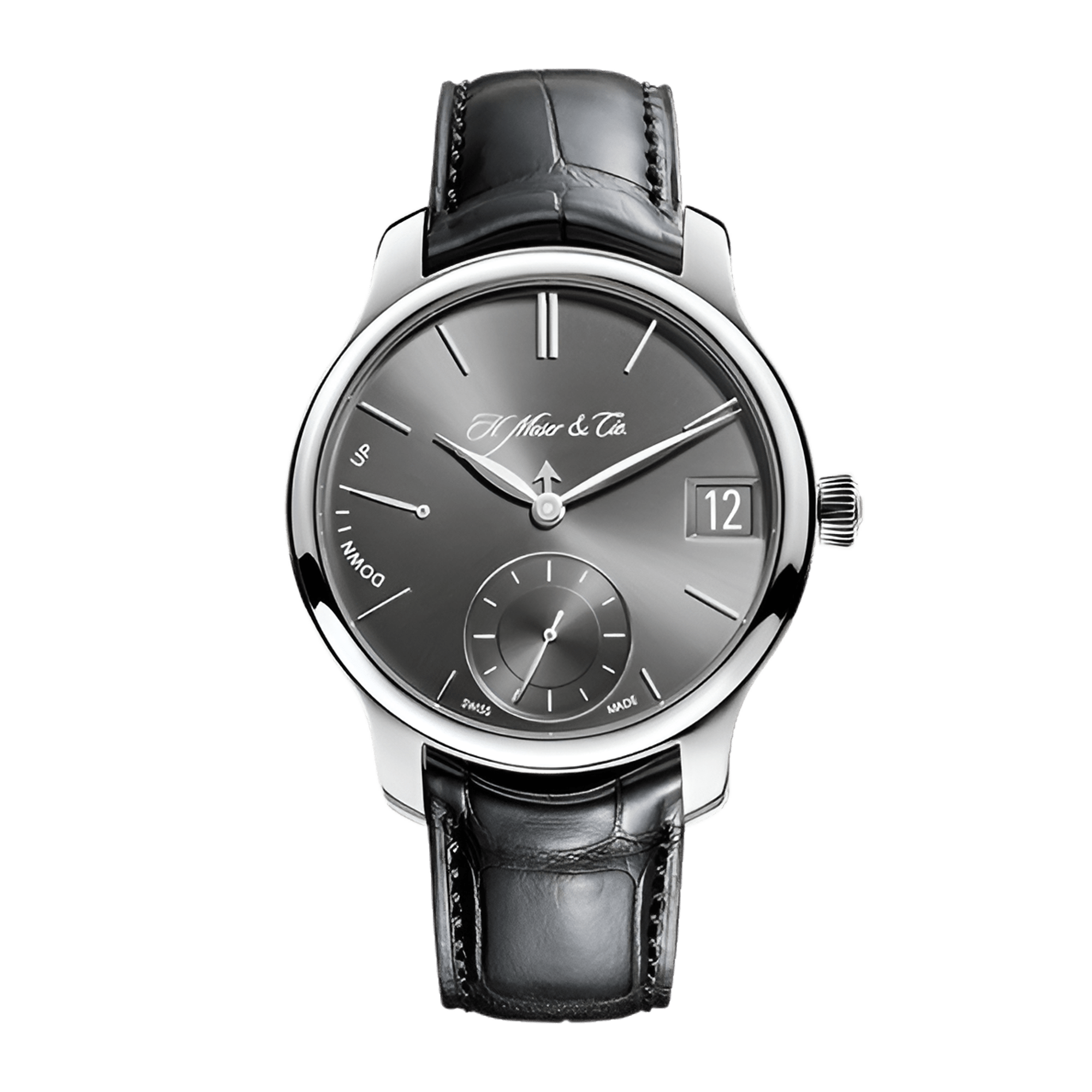 Image of Endeavour Perpetual Calendar Platinum Grey Dial 41mm