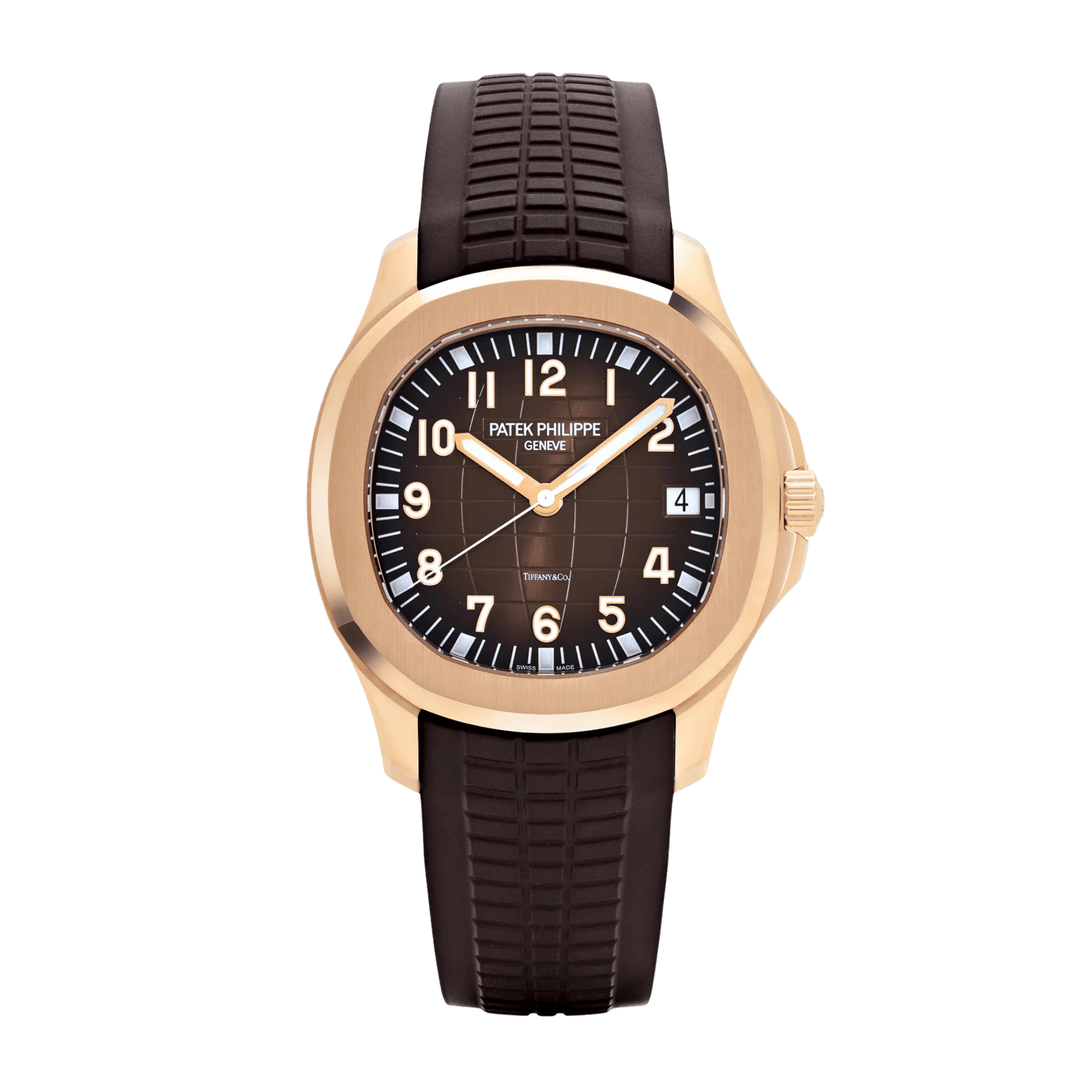 Image of Aquanaut "Tiffany & Co." Rose Gold Brown Dial 40mm