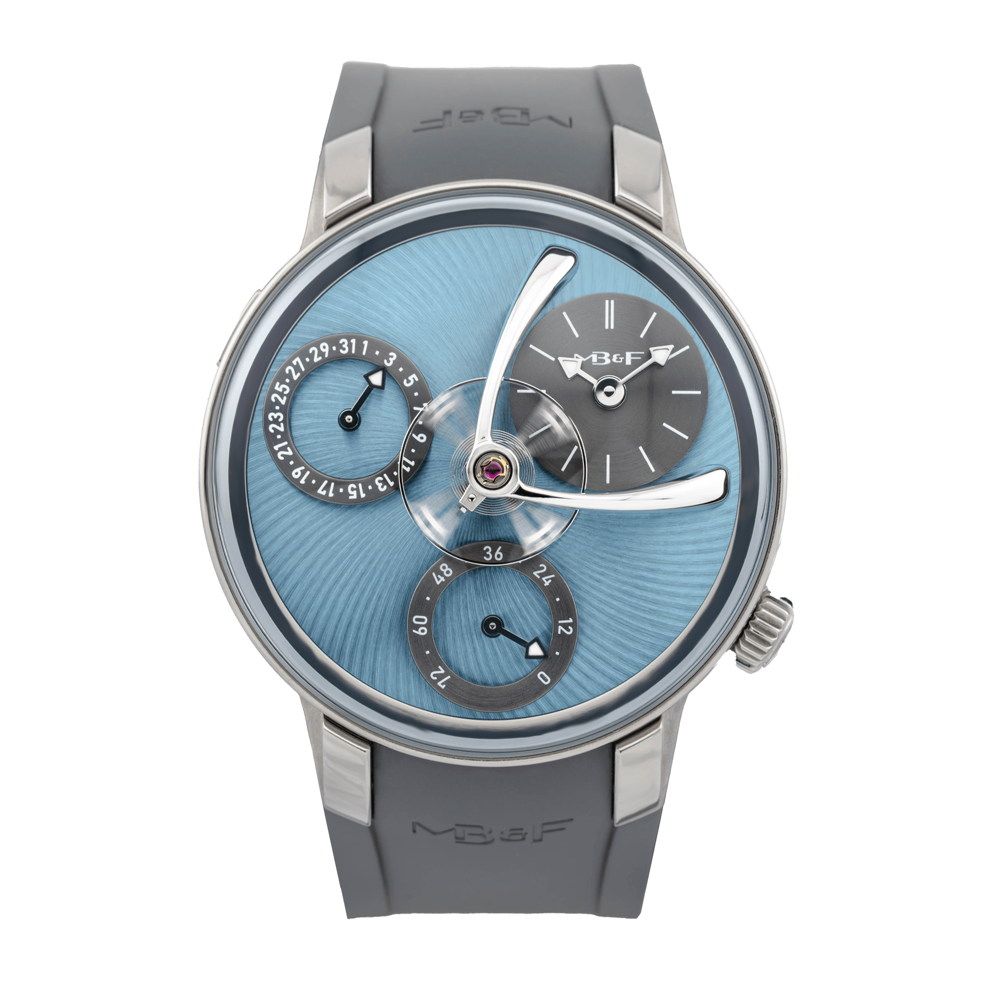 Image of Legacy Machine Split Escapement EVO Titanium Light Blue Dial 44mm