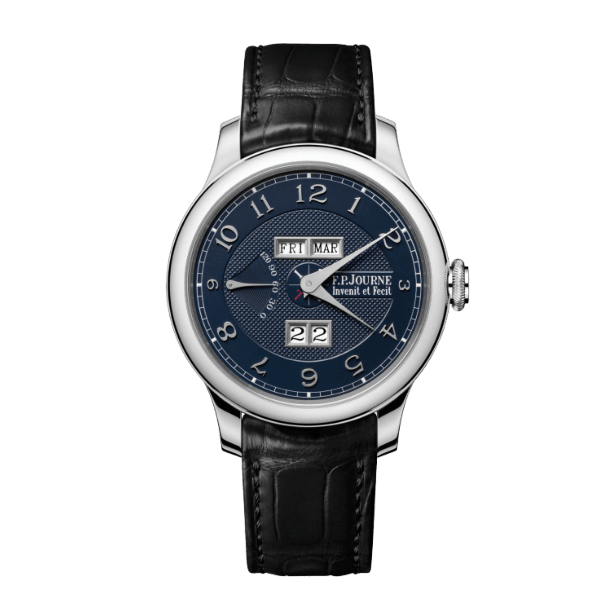 Image of Quantième Perpétuel Platinum Blue Dial 40mm