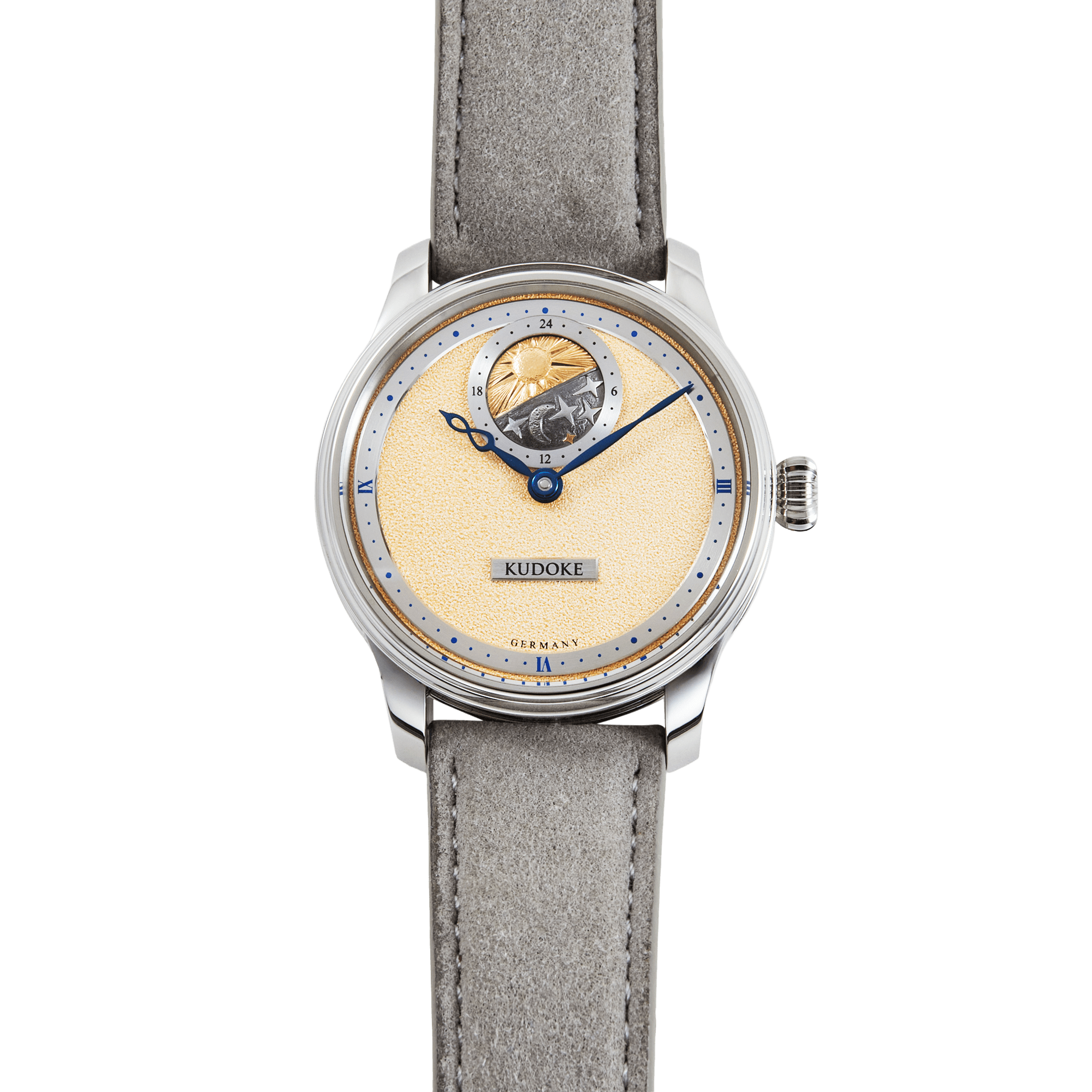 Image of K2 British Heritage Steel Golden Beige Dial 39mm