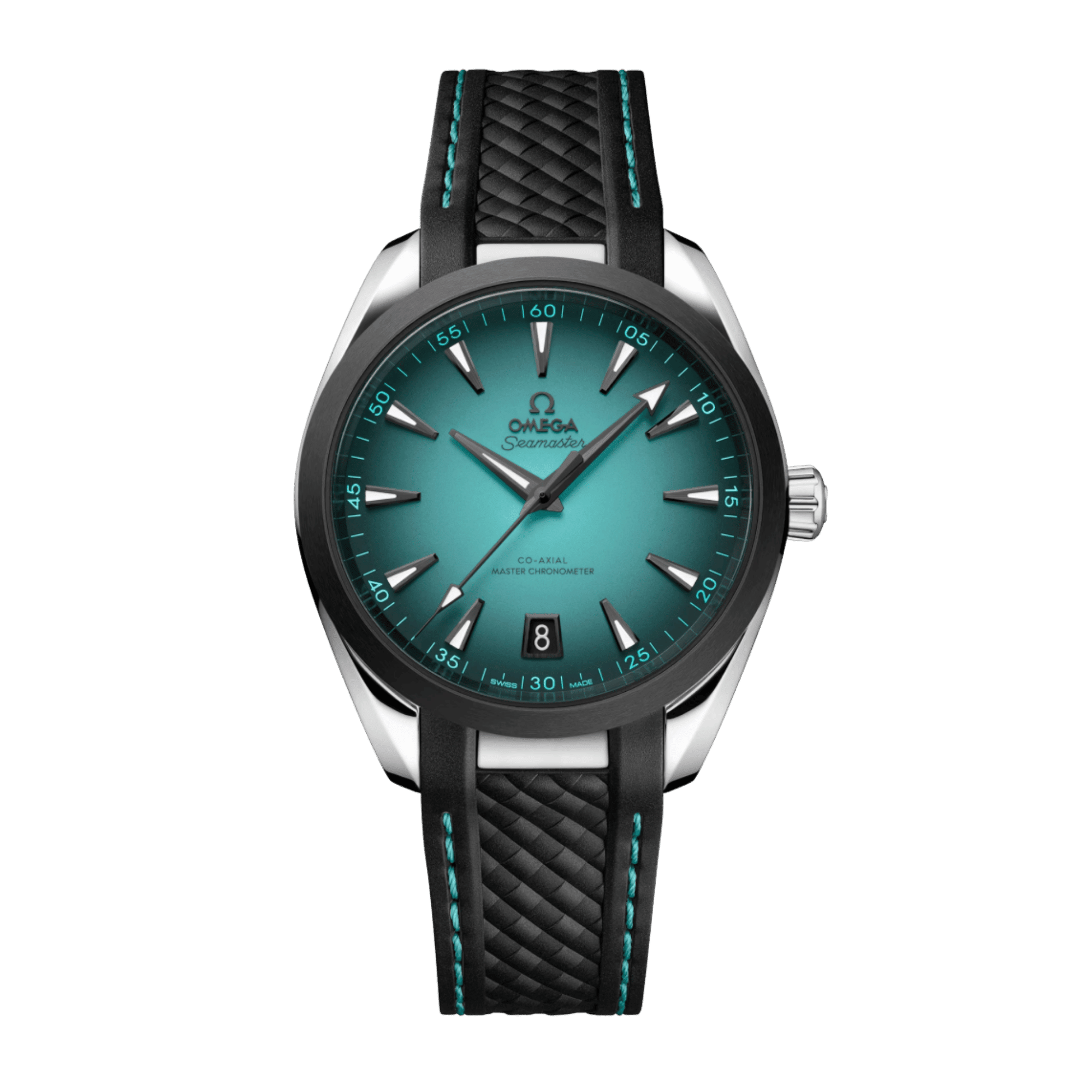 Photo of Aqua Terra Steel & Ceramic Turquoise Dial 41mm