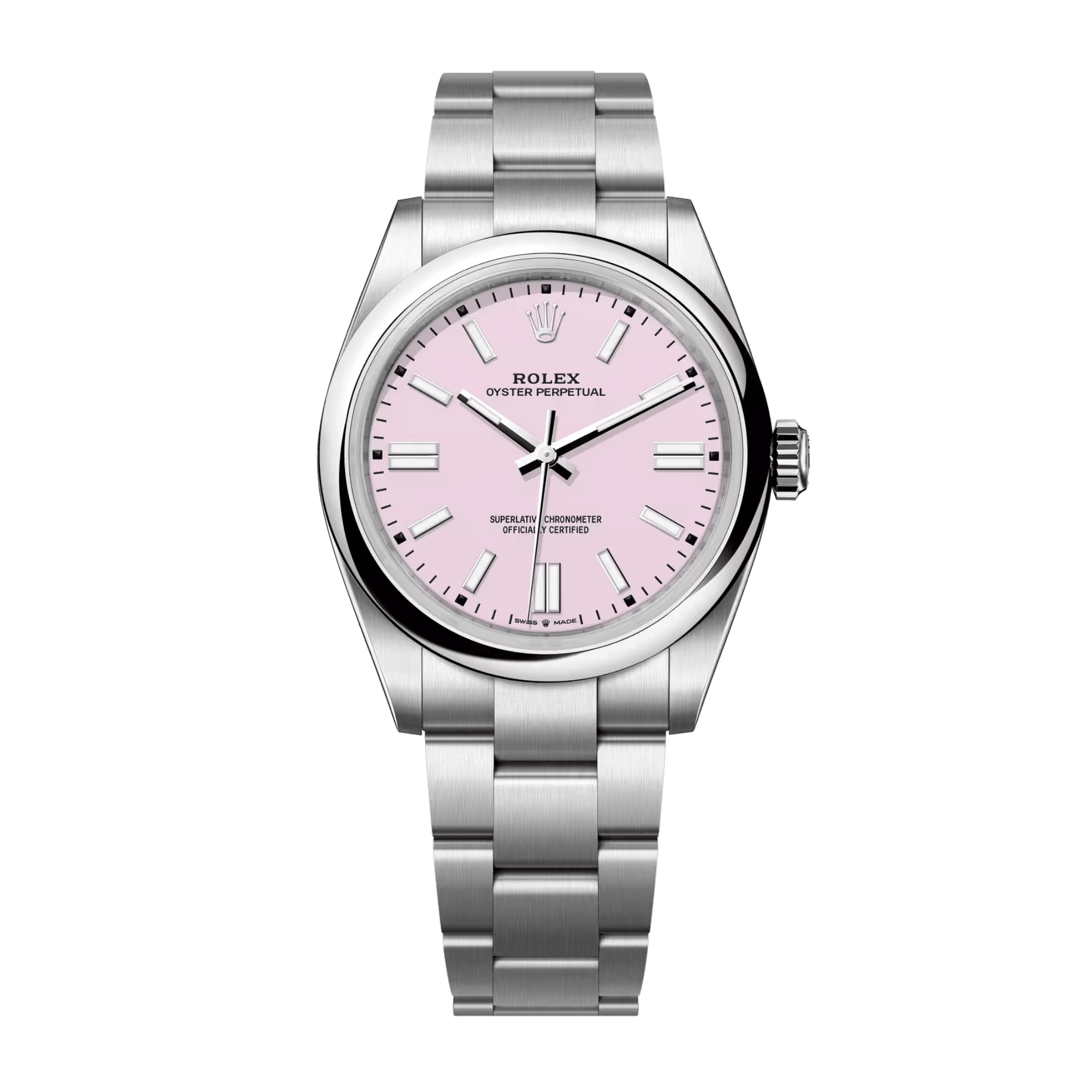 Image of Oyster Perpetual Steel Candy Pink Dial 41mm
