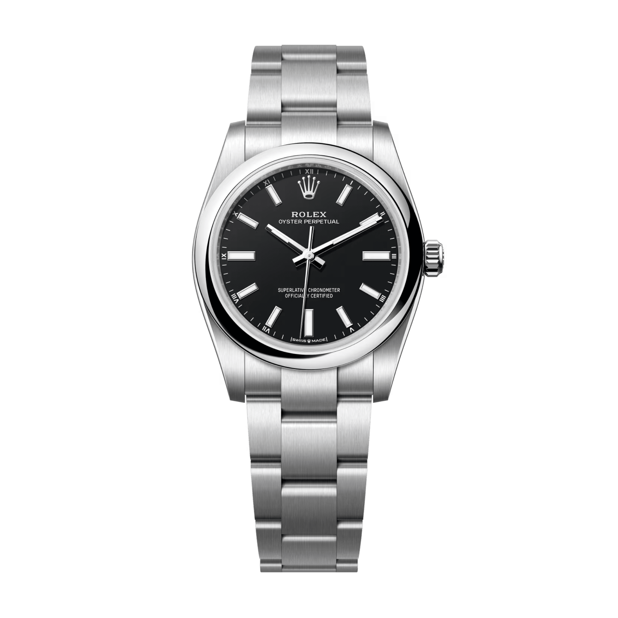 Image of Oyster Perpetual Steel Black Dial 34mm