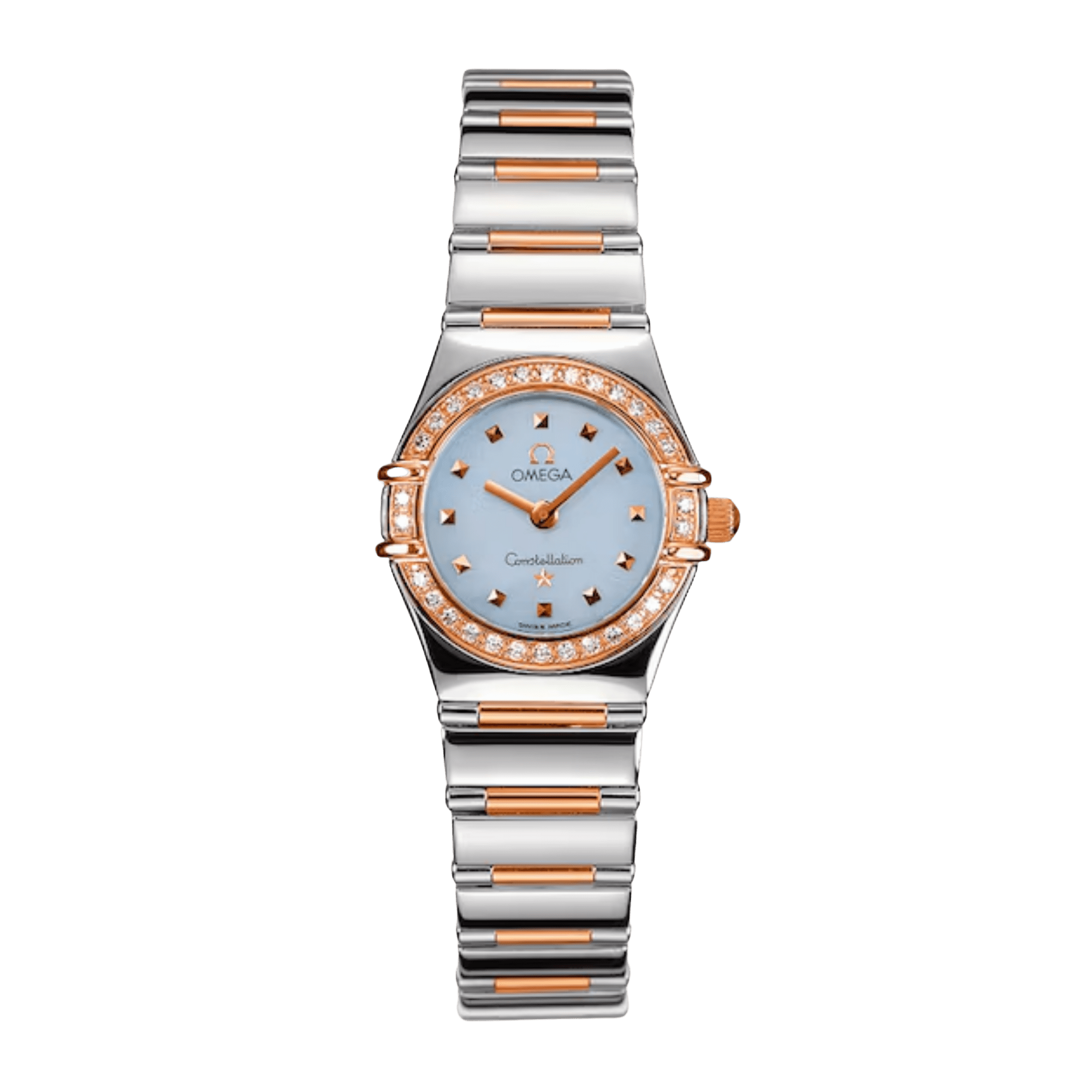 Image of Constellation My Choice Rose Gold & Steel Diamond Blue Dial 22mm