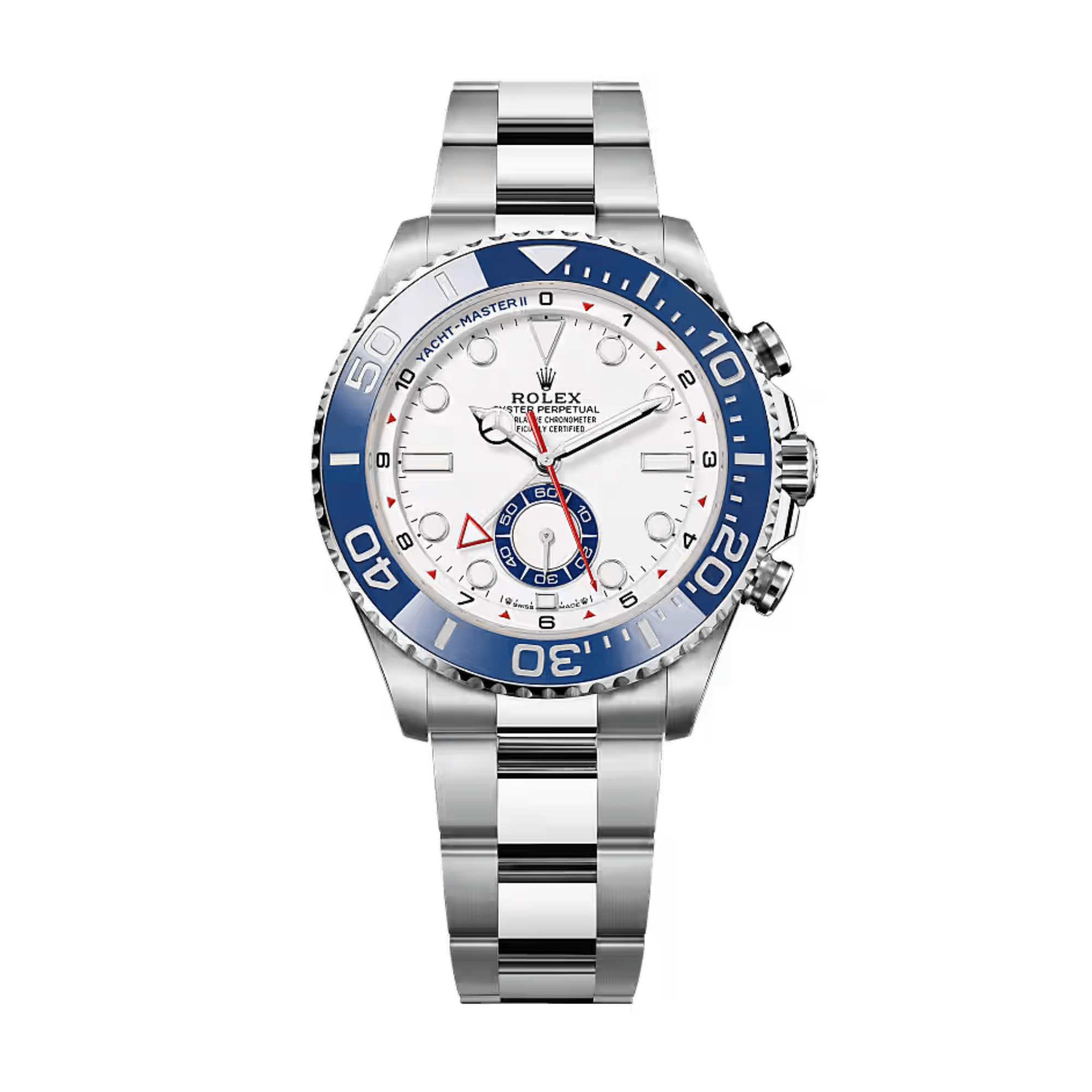 Image of Yacht-Master II Steel White Dial 44mm