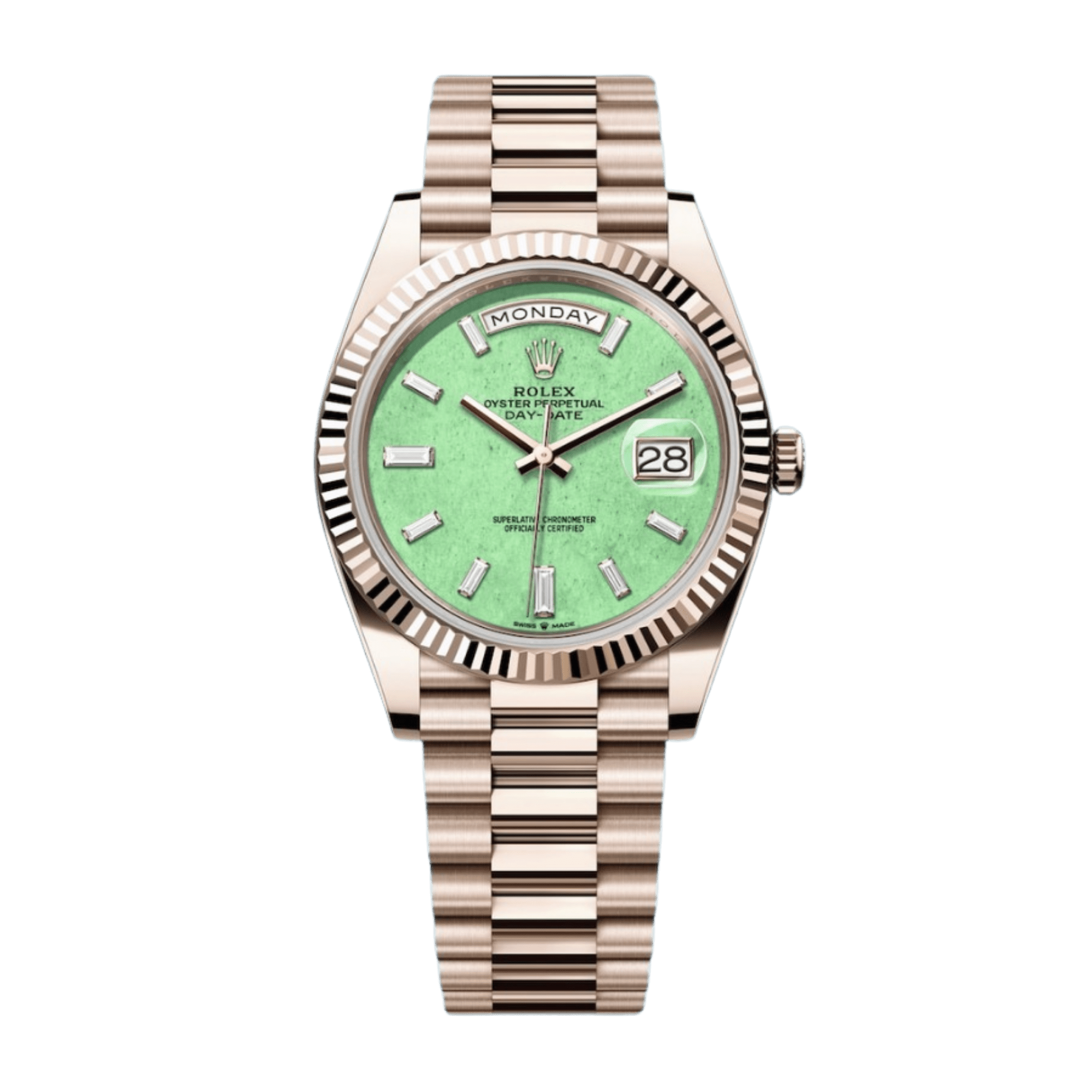 Image of Day-Date Jubilee Gold Green Aventurine Dial 40mm