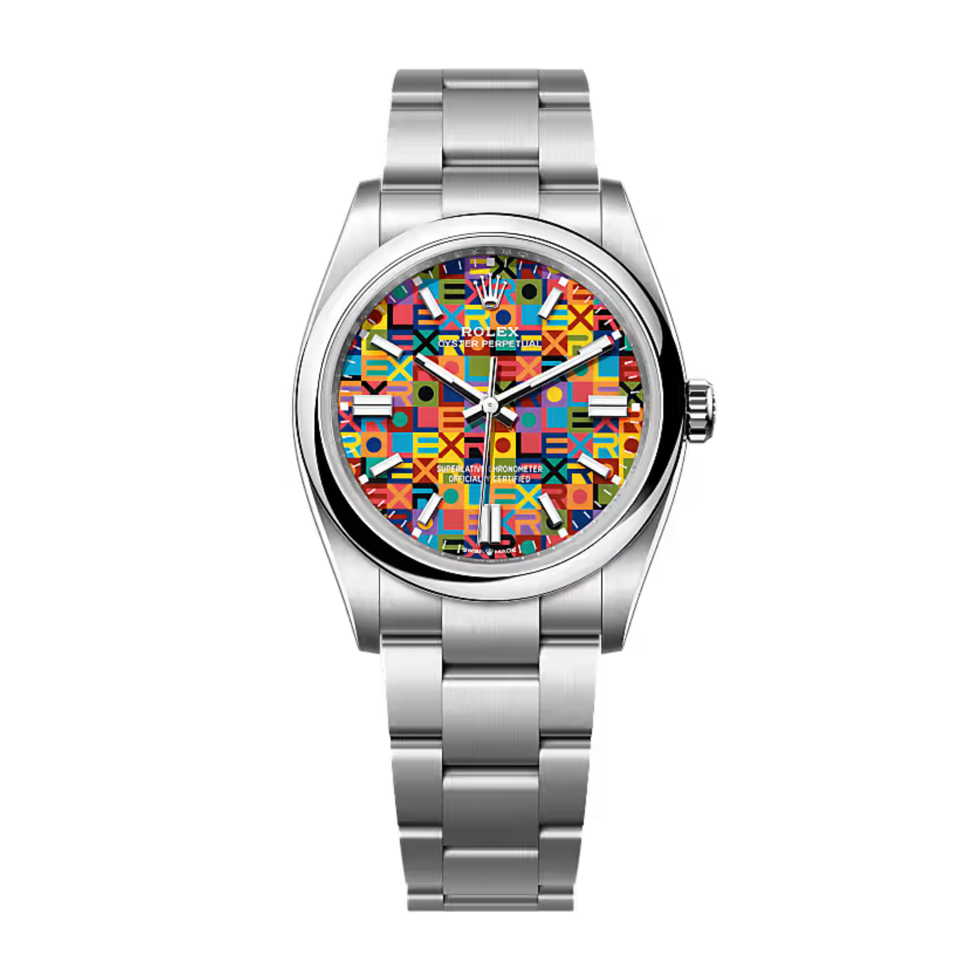 Image of Oyster Perpetual Steel Jubilee Motif Dial 41mm