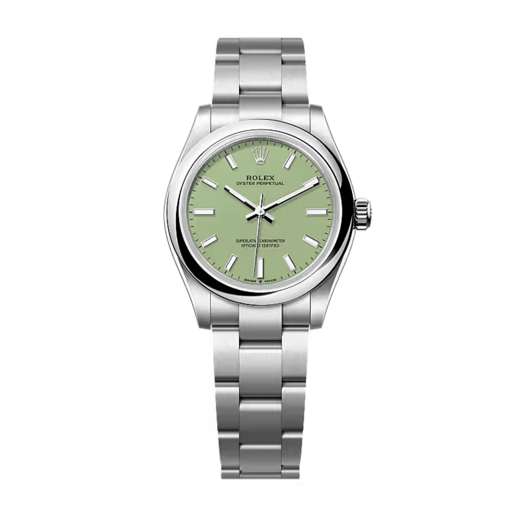 Image of Oyster Perpetual Steel Pistachio Dial 31mm