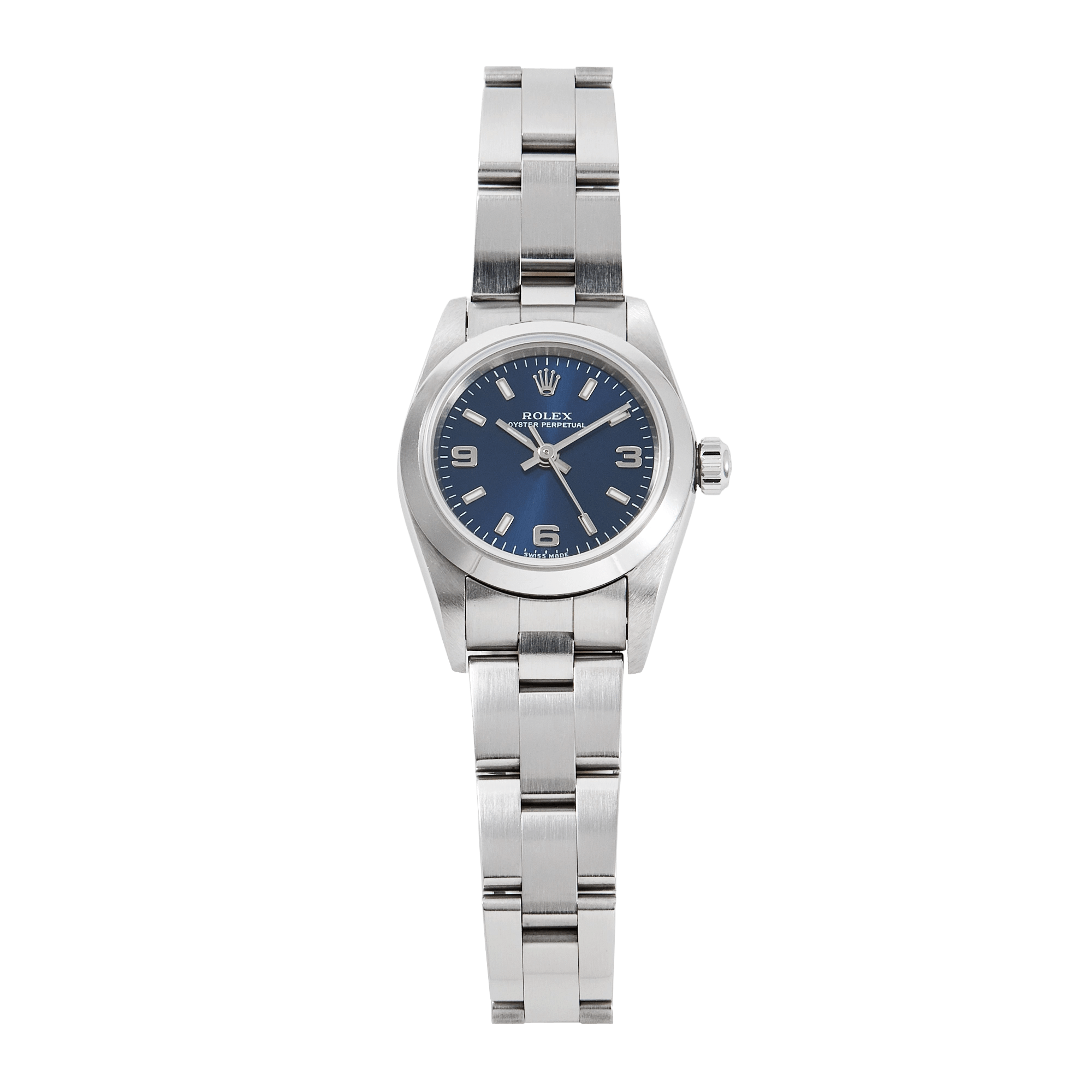 Image of Vintage Oyster Perpetual Steel Blue Dial 24mm
