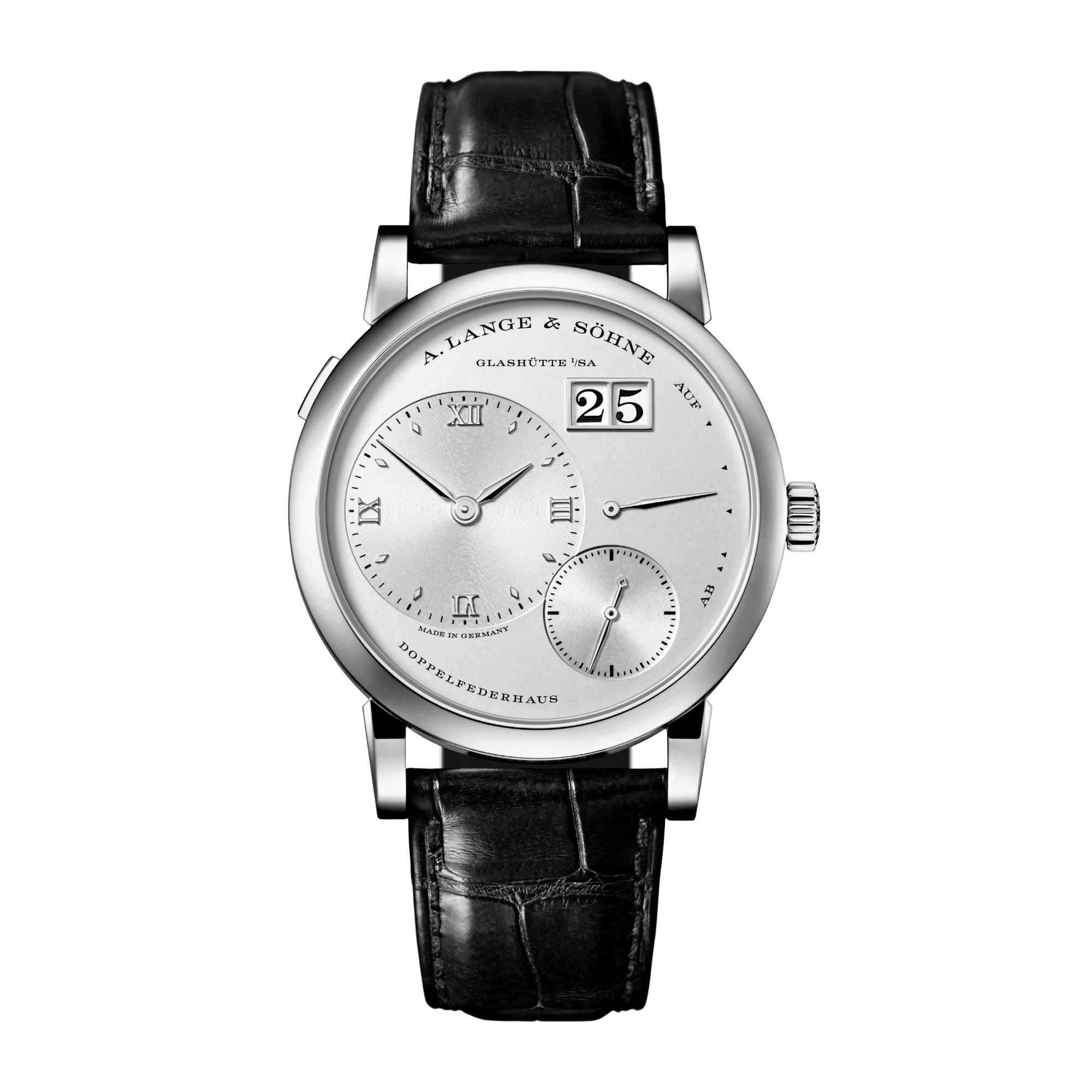 Image of Lange 1 Platinum Silver Dial 38mm