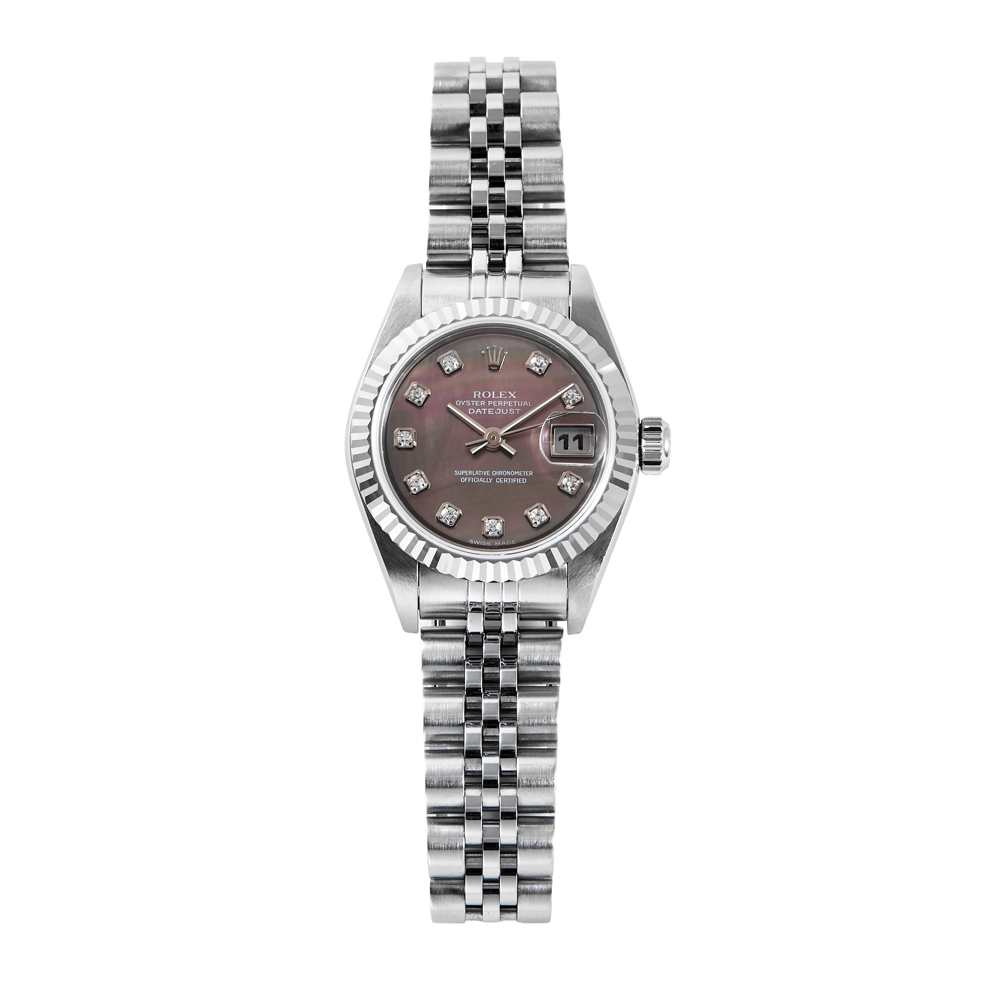 Image of Lady-Datejust Steel Mother of Pearl Dial 28mm