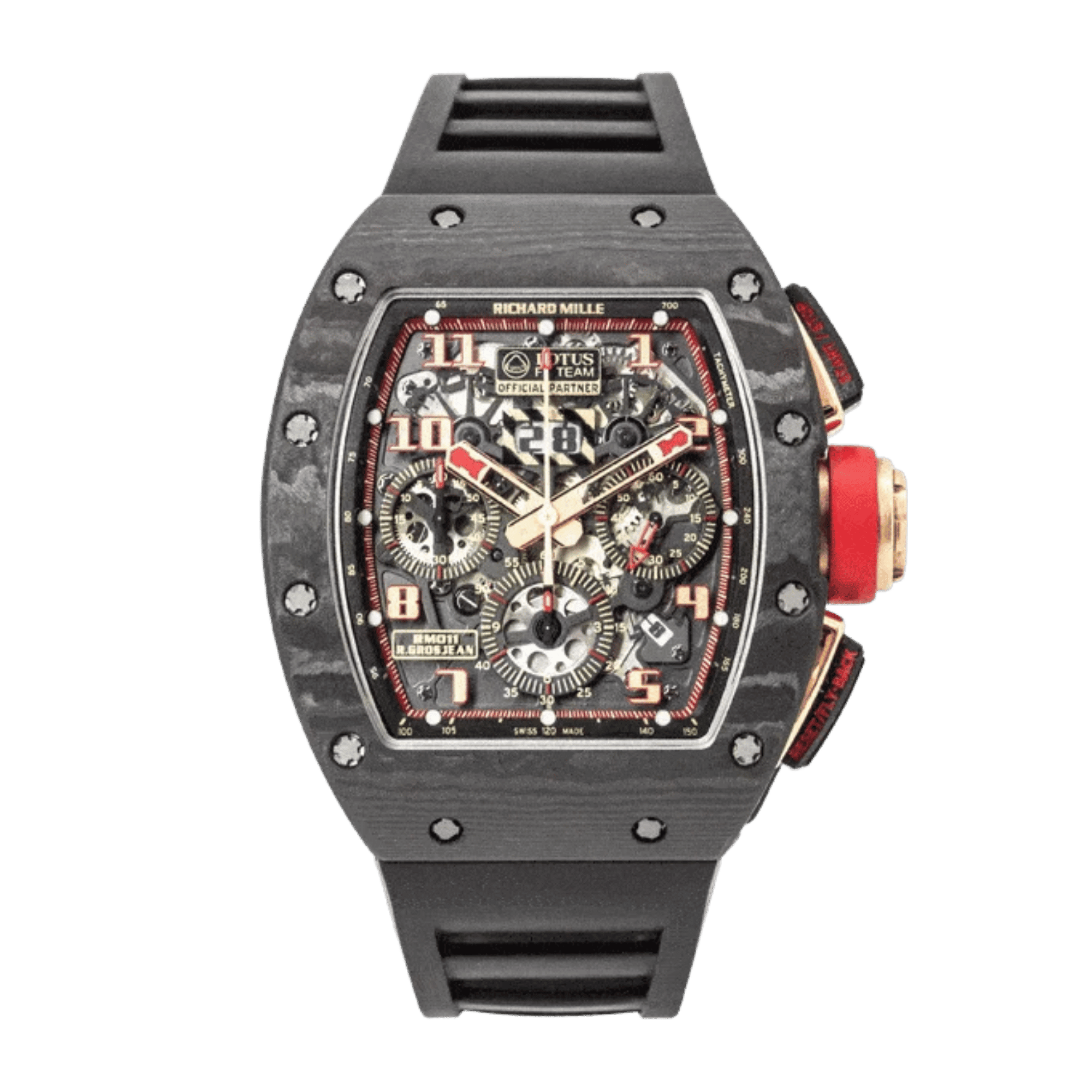 Image of RM011 Carbon Rose Gold "Romain Grosjean" Lotus F1 Team