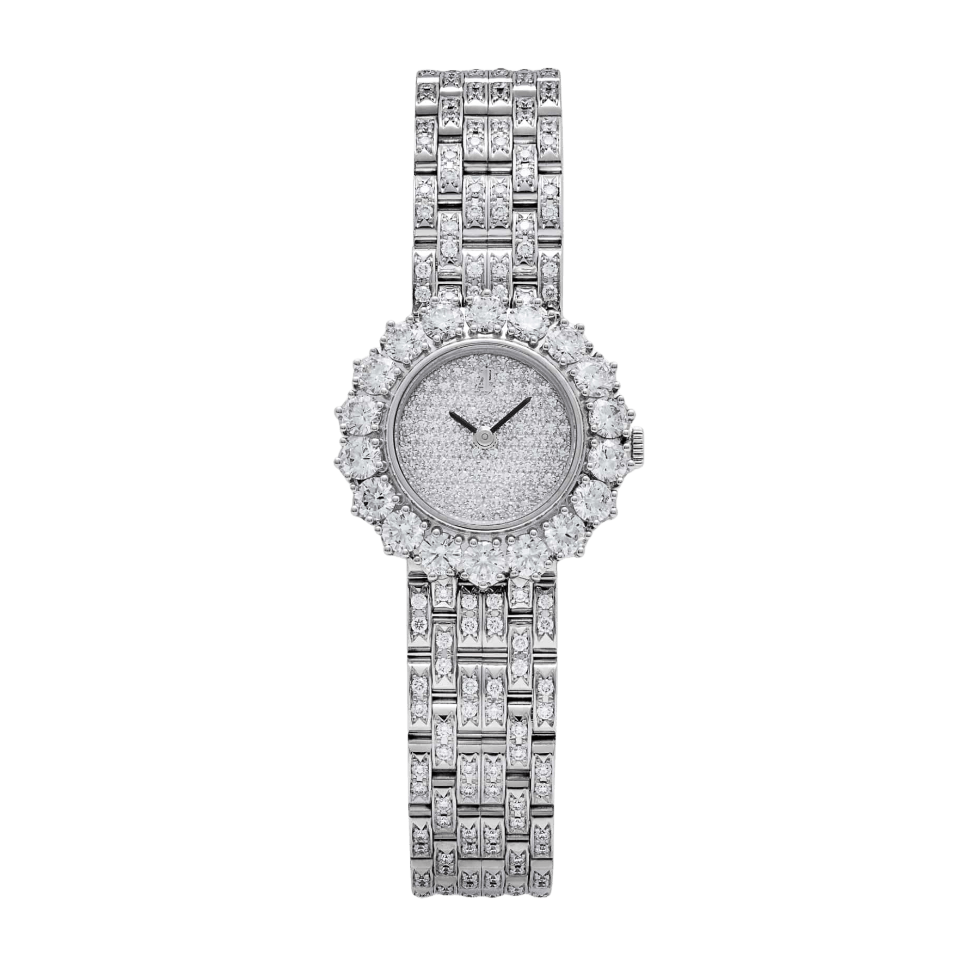 Image of Classic Haute Joaillerie White Gold Diamond Pave Dial 23mm