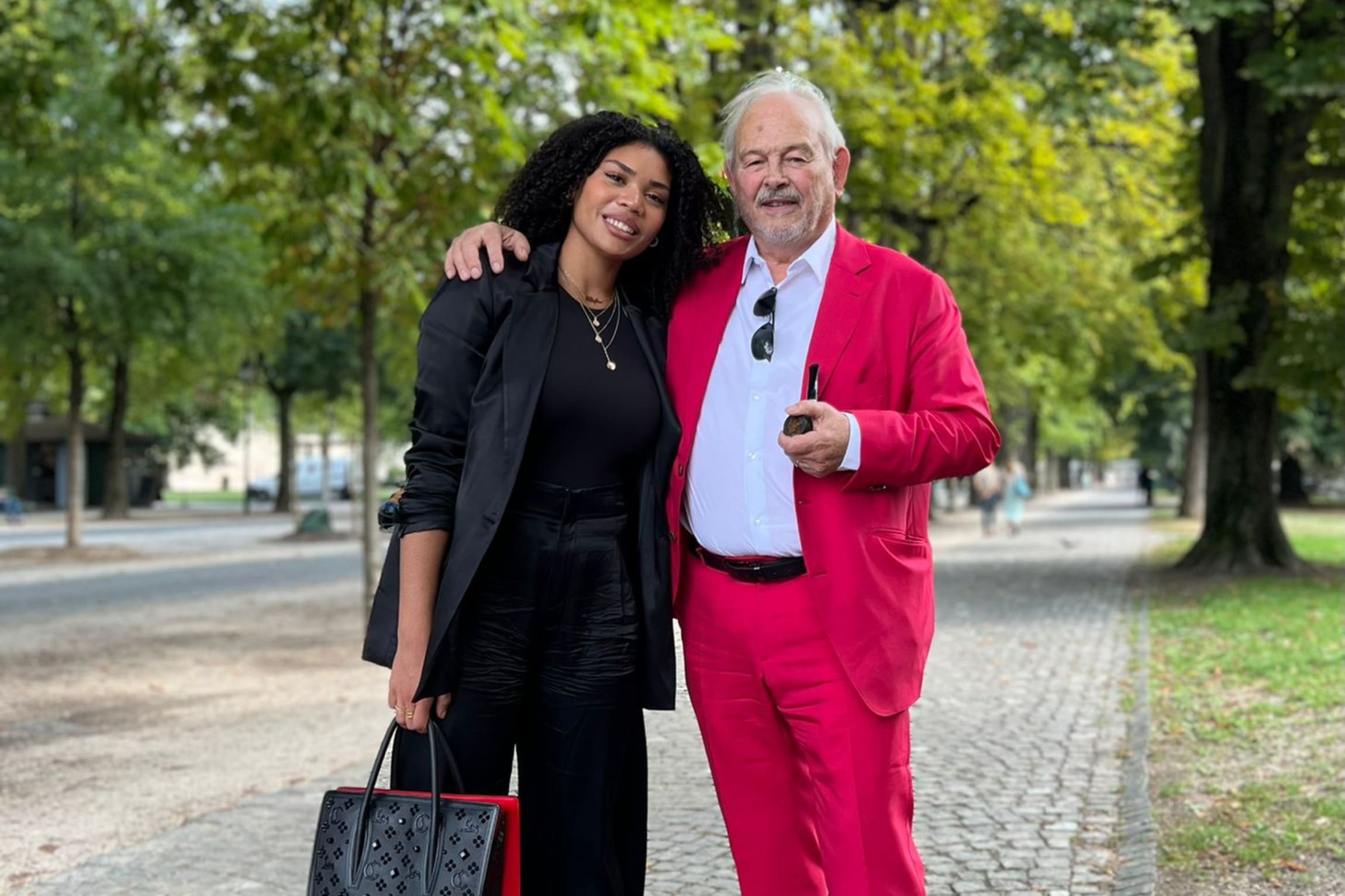 Danièla Dufour and her father, Philippe Dufour