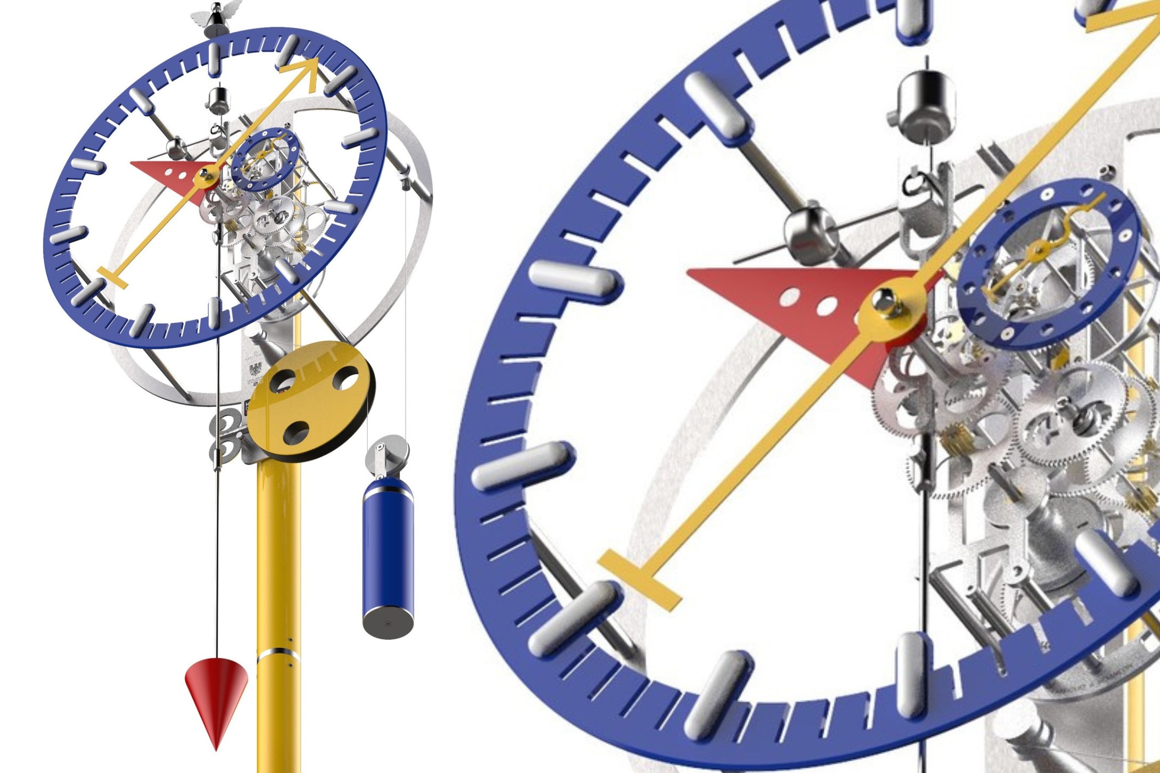 The KB2 floor clock