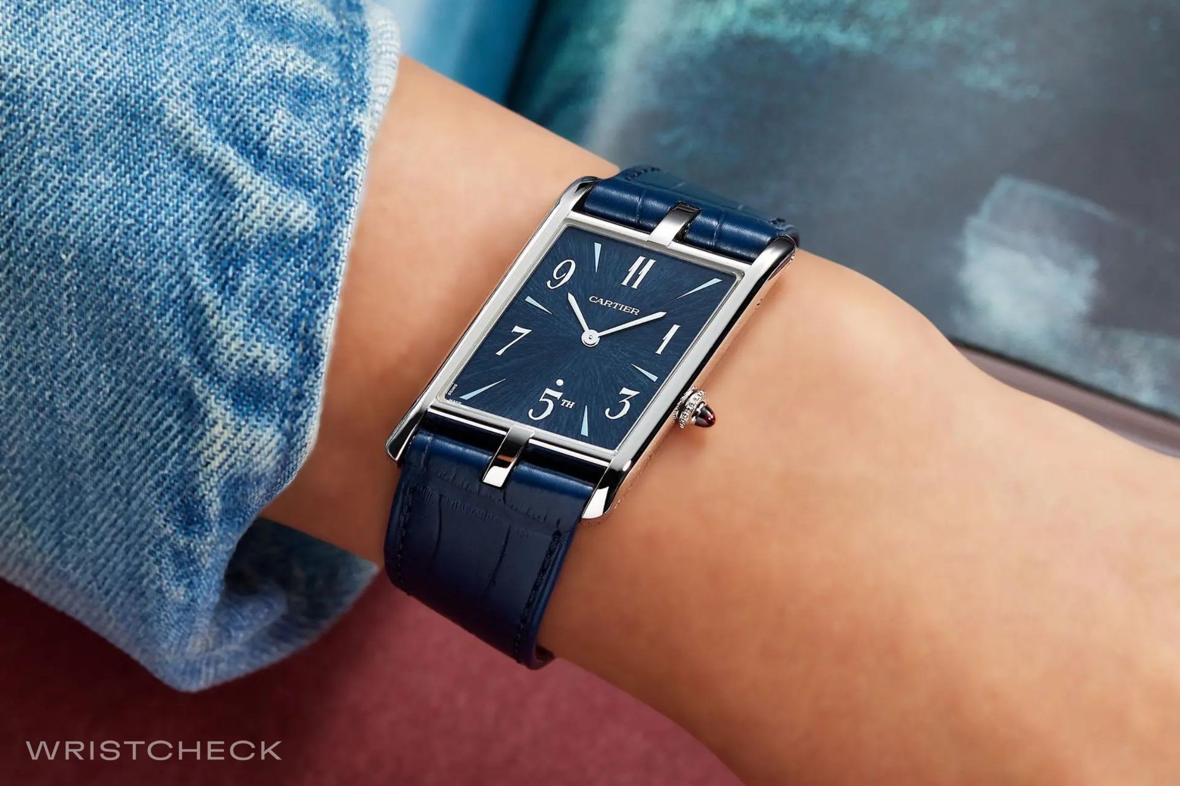 Cartier Tank Asymetrique "New York 5th Avenue" Edition Ref. WGTA0120
