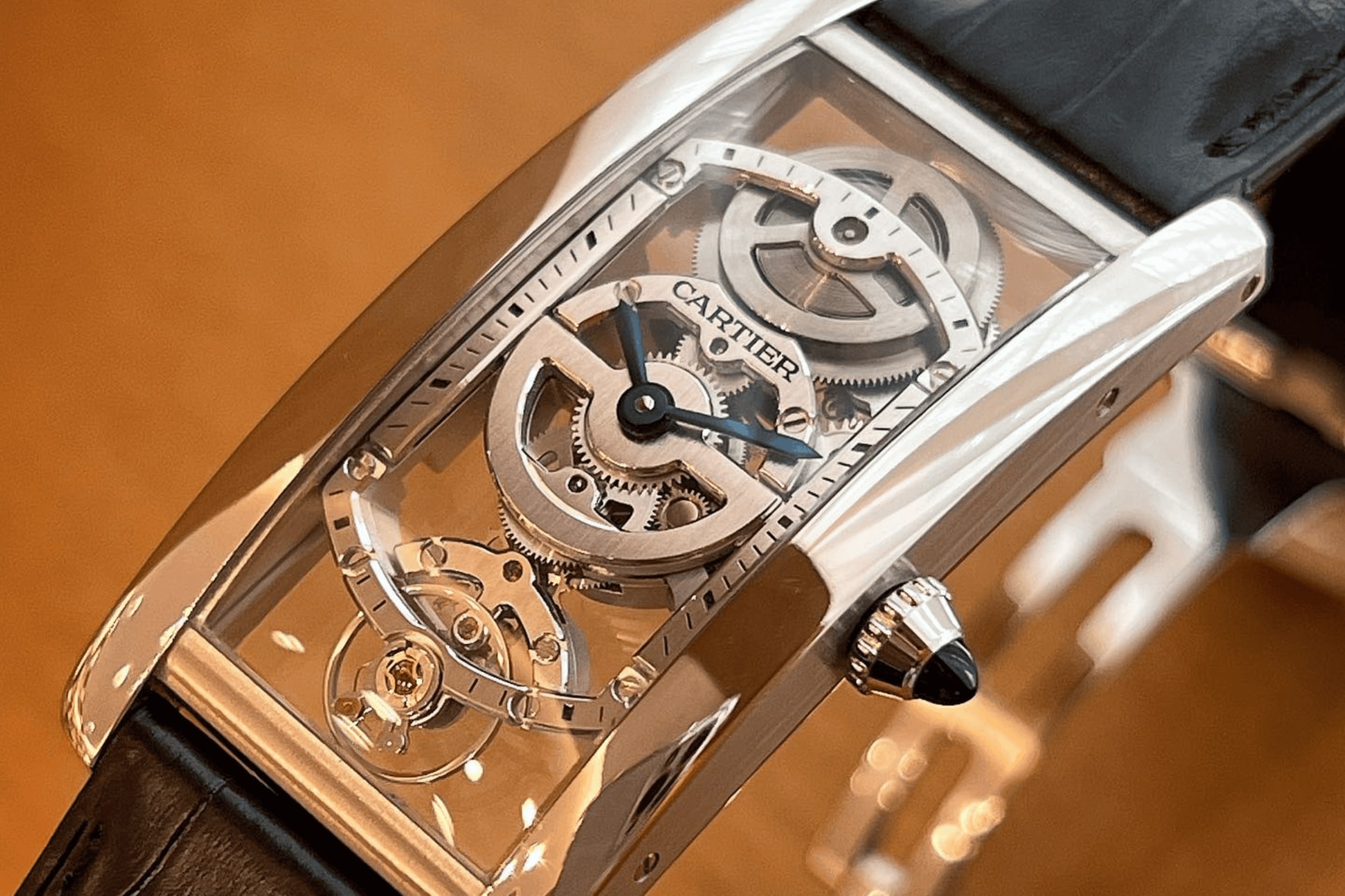 Cartier Tank Cintrée Skeleton Limited Edition Photo: @jul85sg/ Instagram